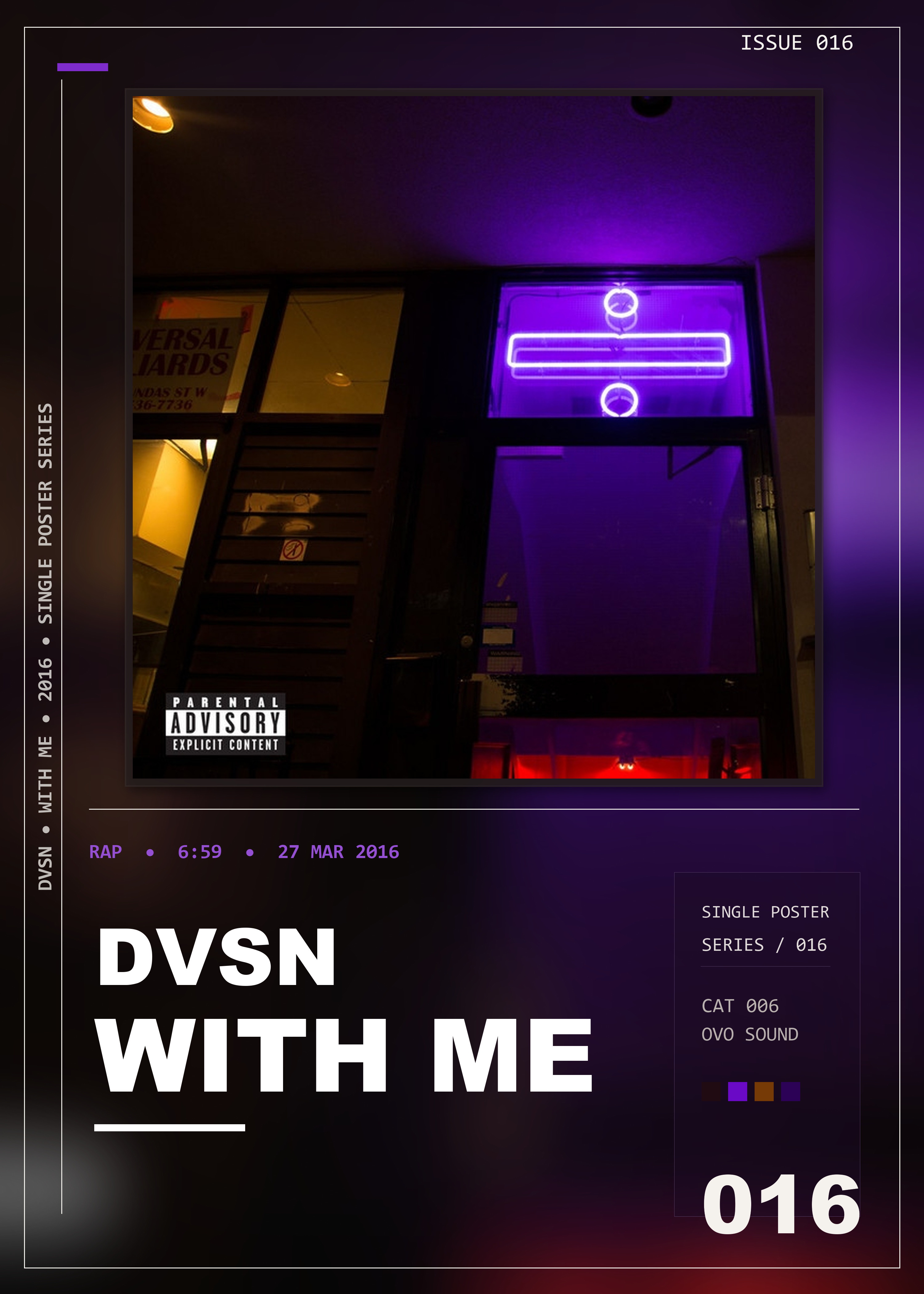 Music poster: dvsn - With Me