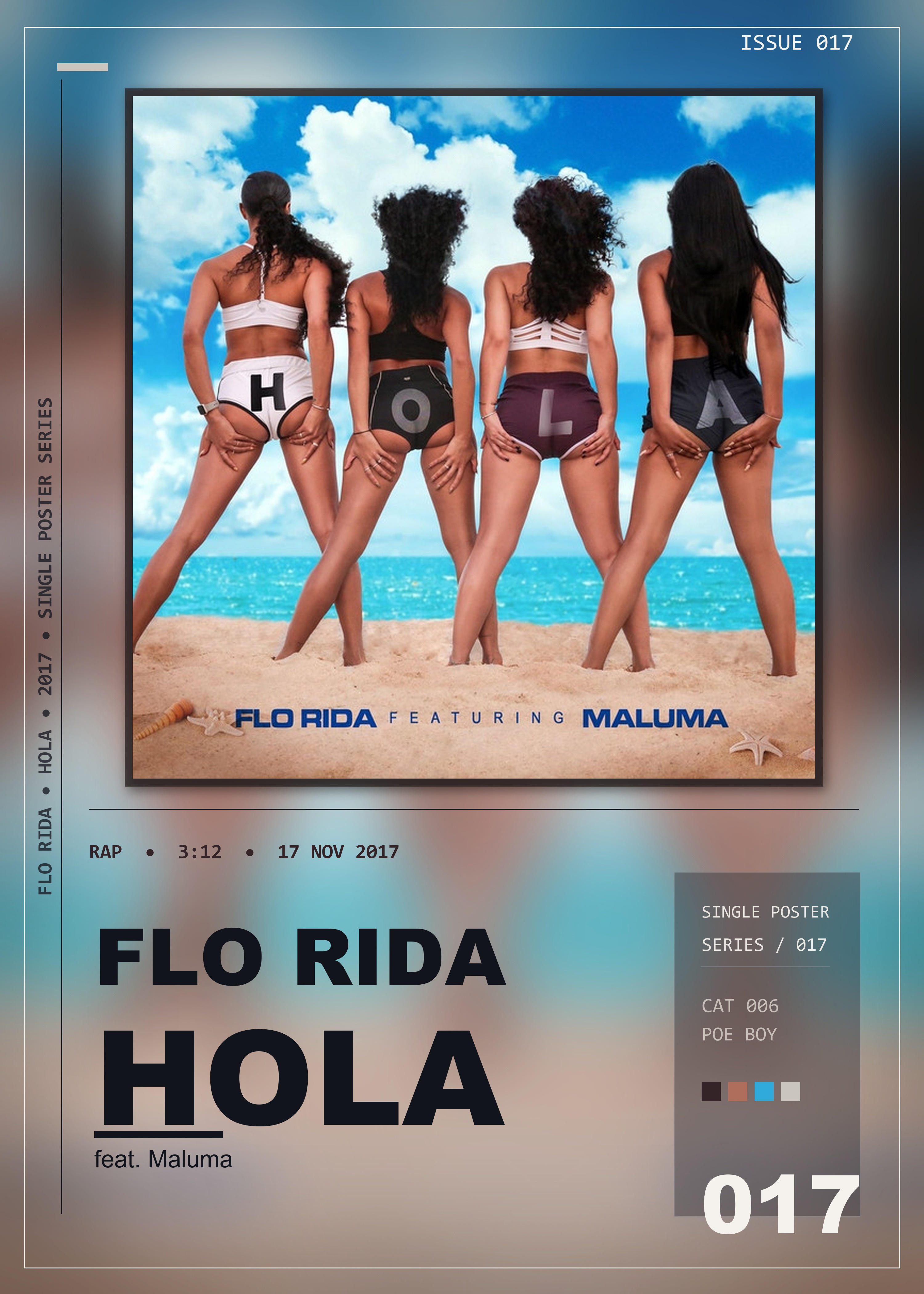 Music poster: Flo Rida - Hola feat Maluma