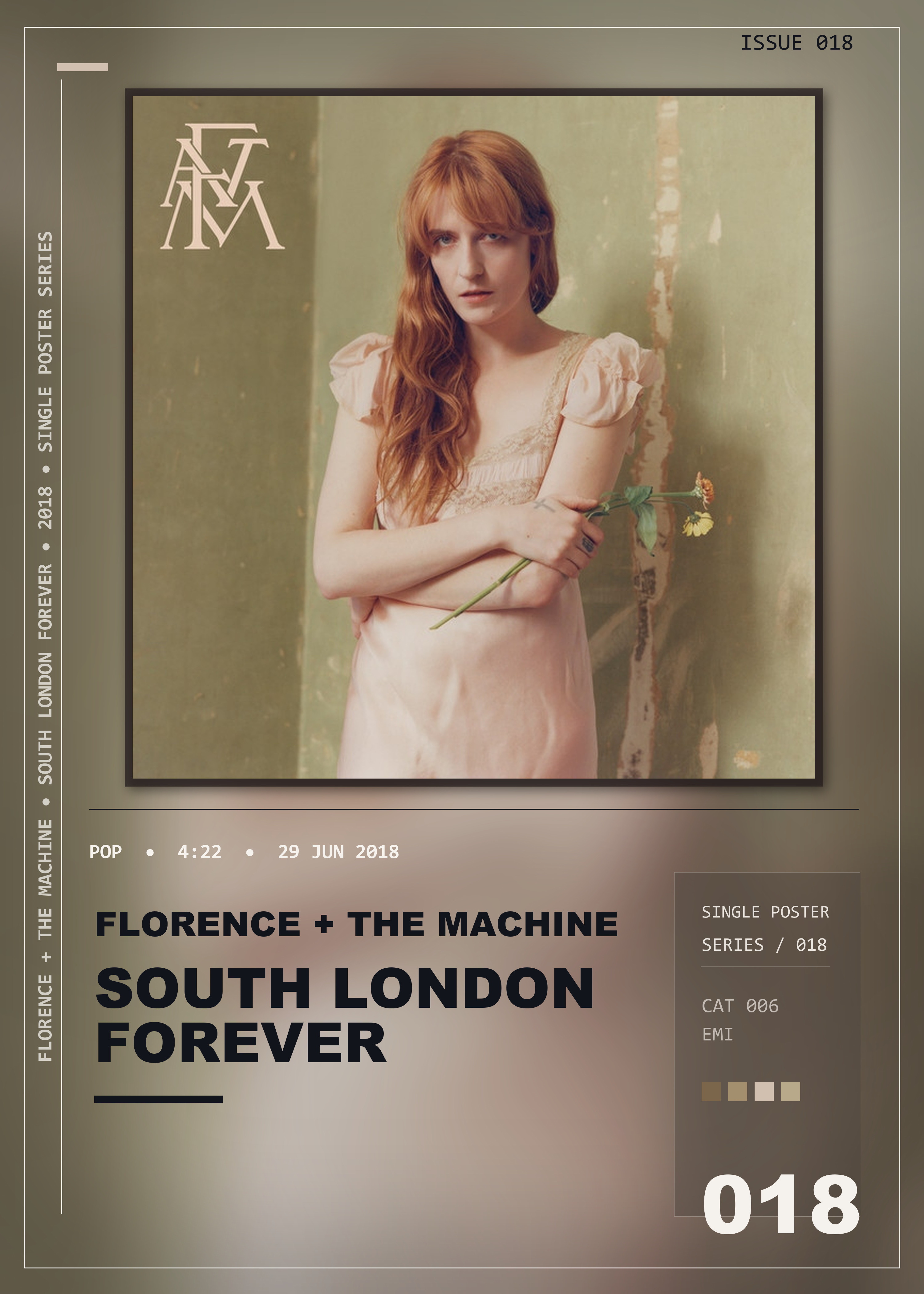 Music poster: Florence The Machine - South London Forever