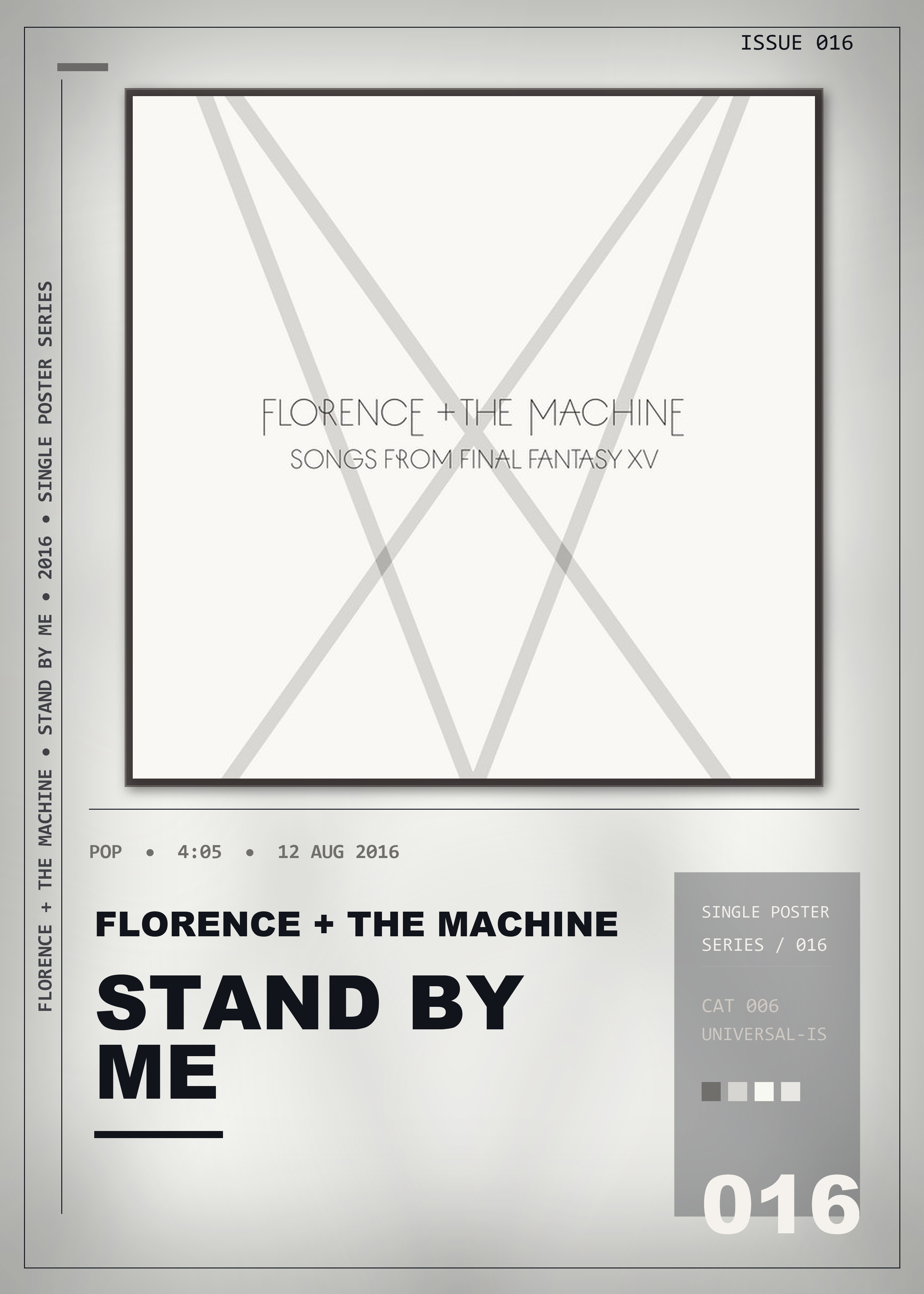 Music poster: Florence The Machine - Stand By Me
