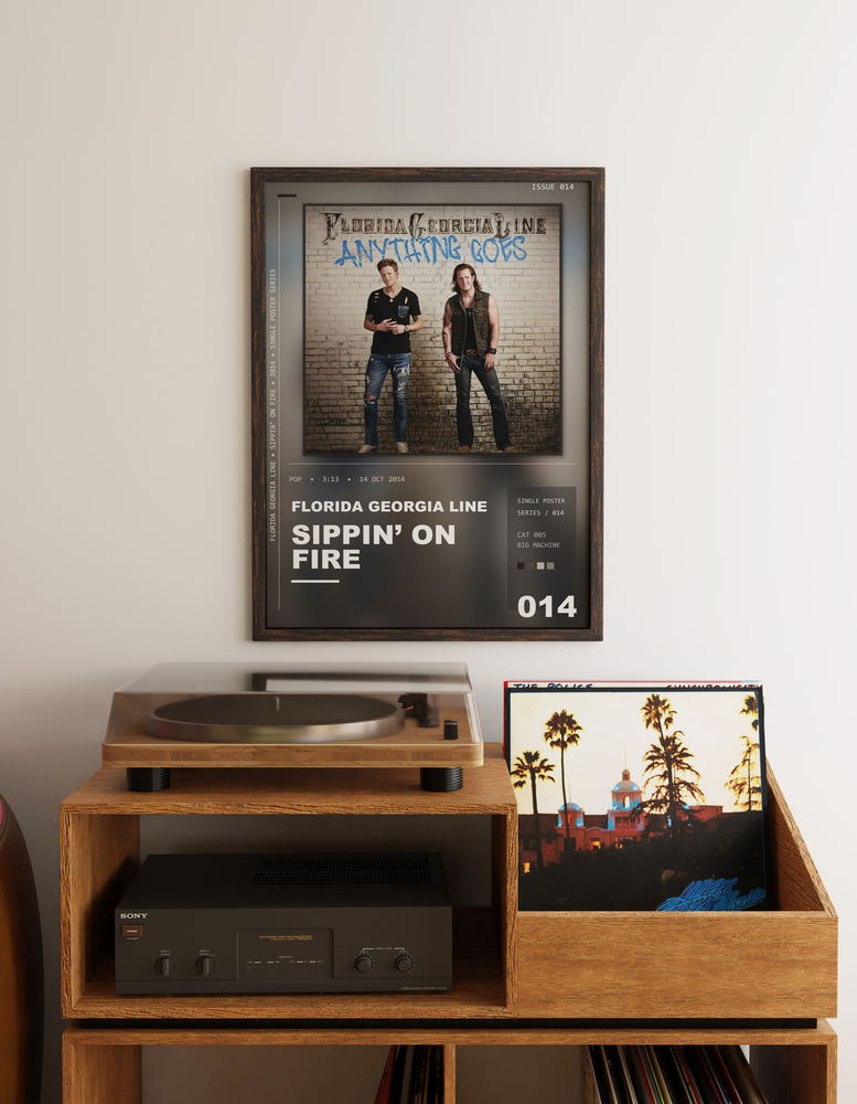 Music poster: Florida Georgia Line - Sippin On Fire