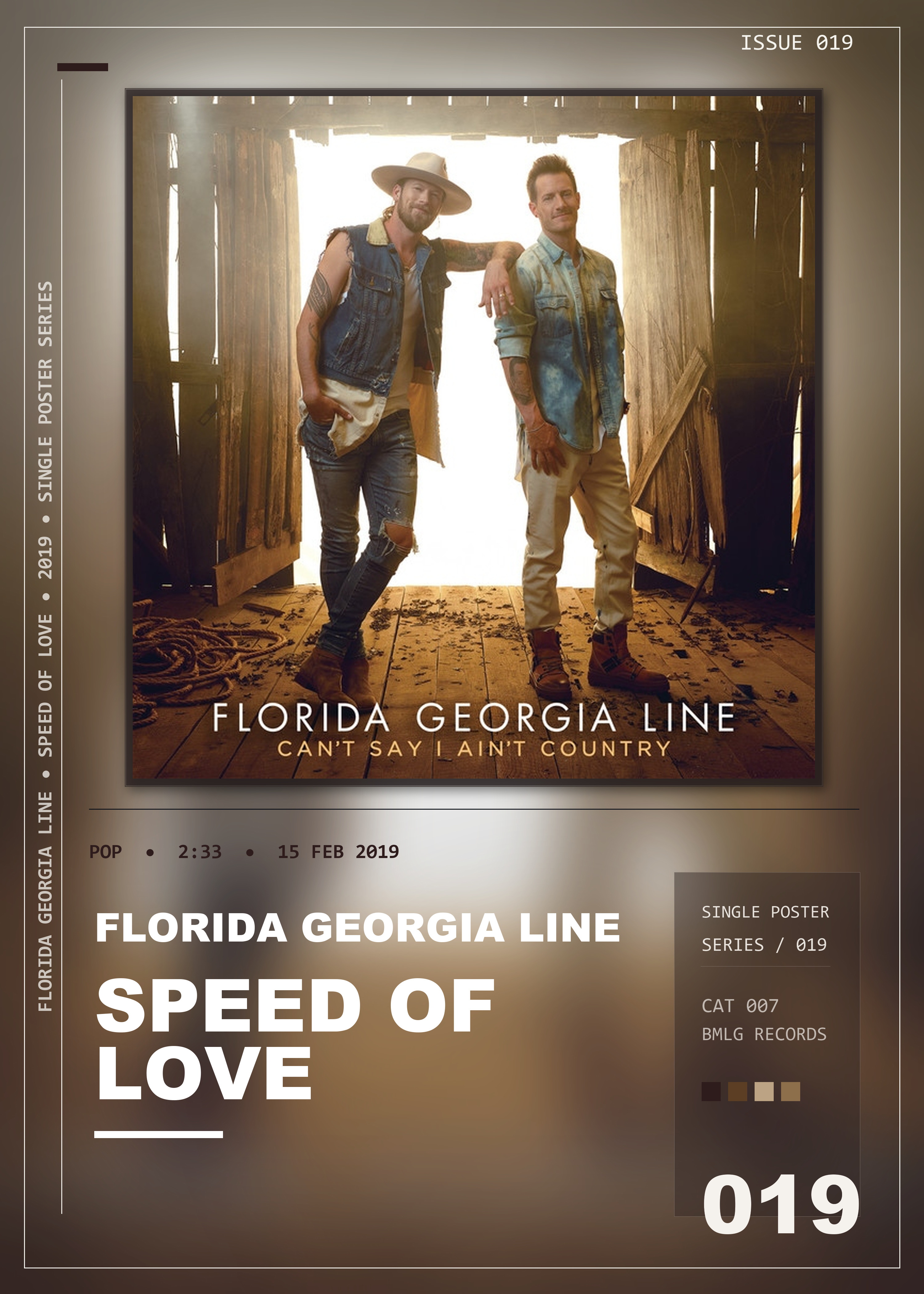 Music poster: Florida Georgia Line - Speed Of Love