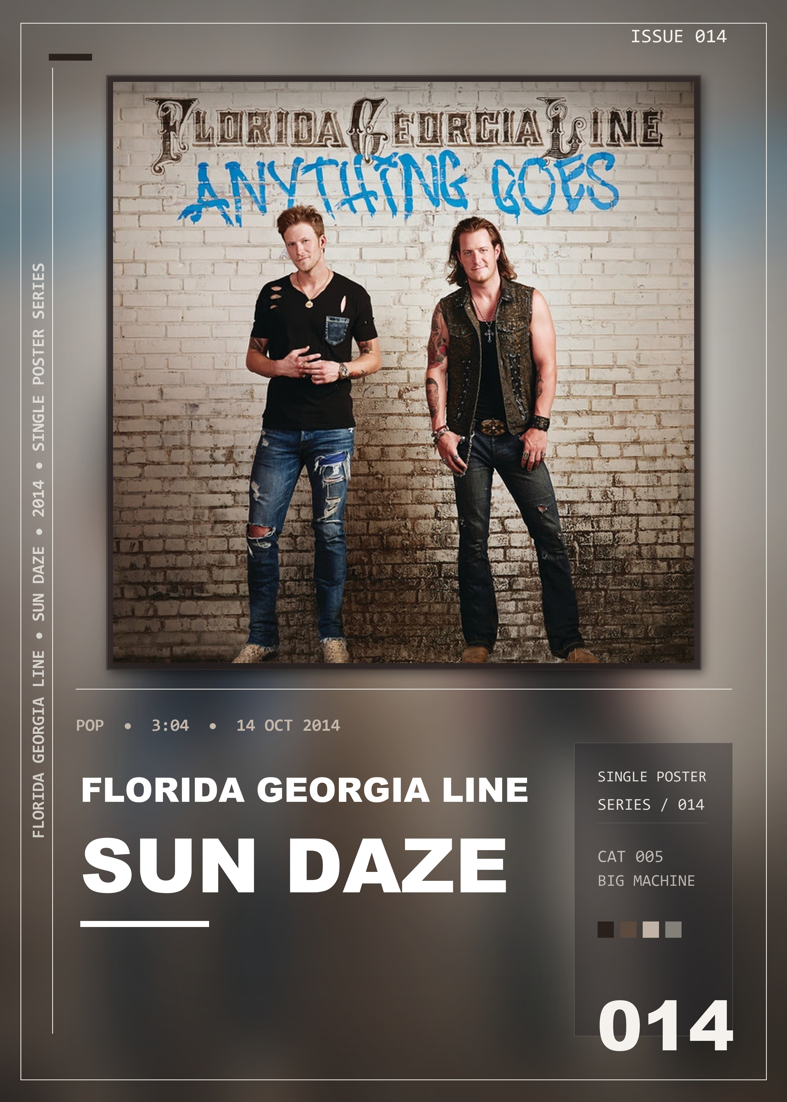 Music poster: Florida Georgia Line - Sun Daze