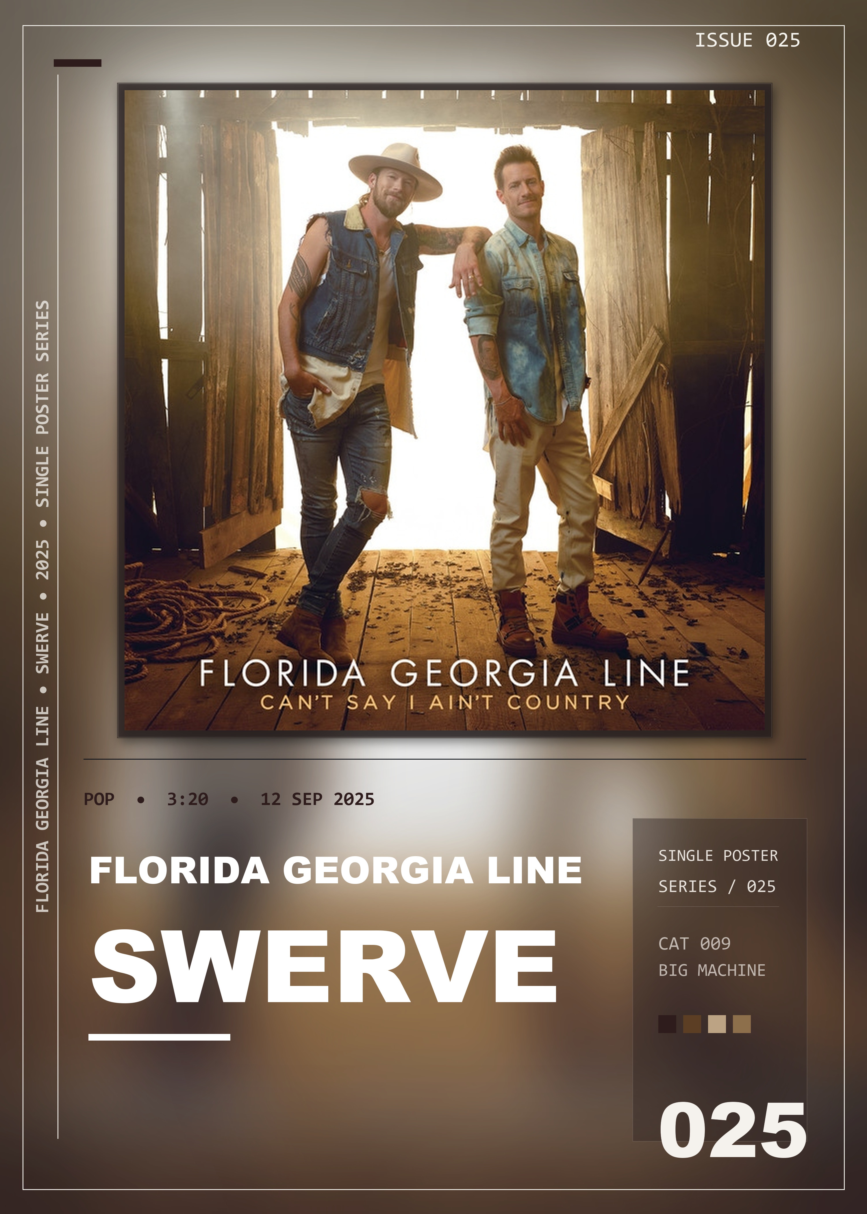 Music poster: Florida Georgia Line - Swerve