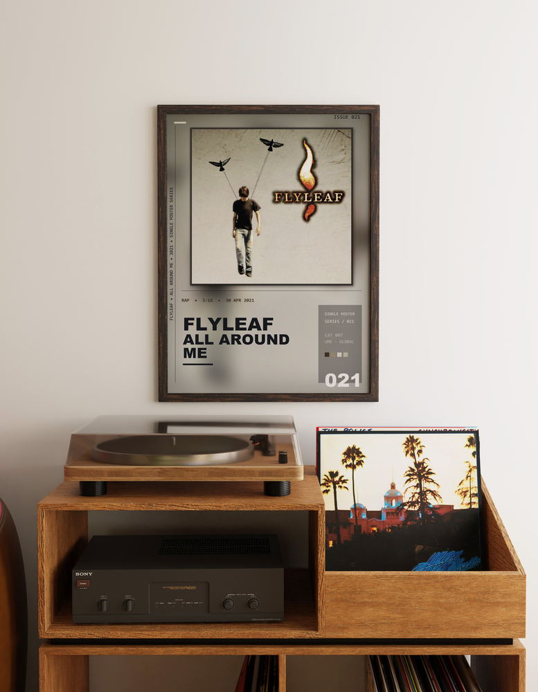 Music poster: Flyleaf - All Around Me