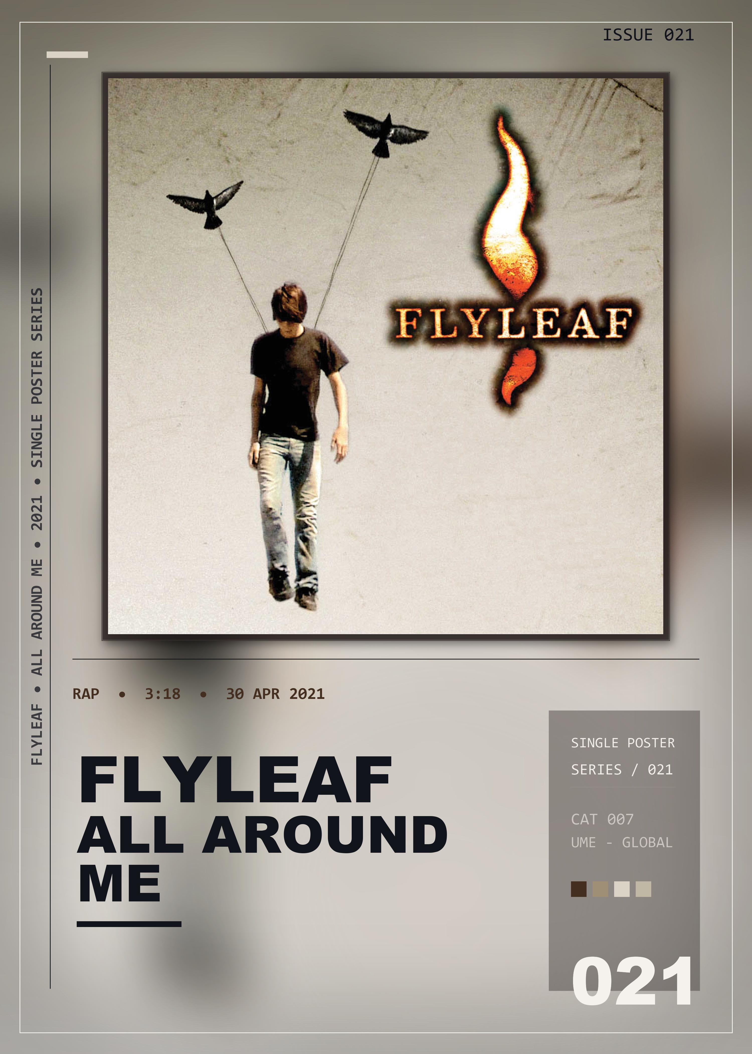 Music poster: Flyleaf - All Around Me
