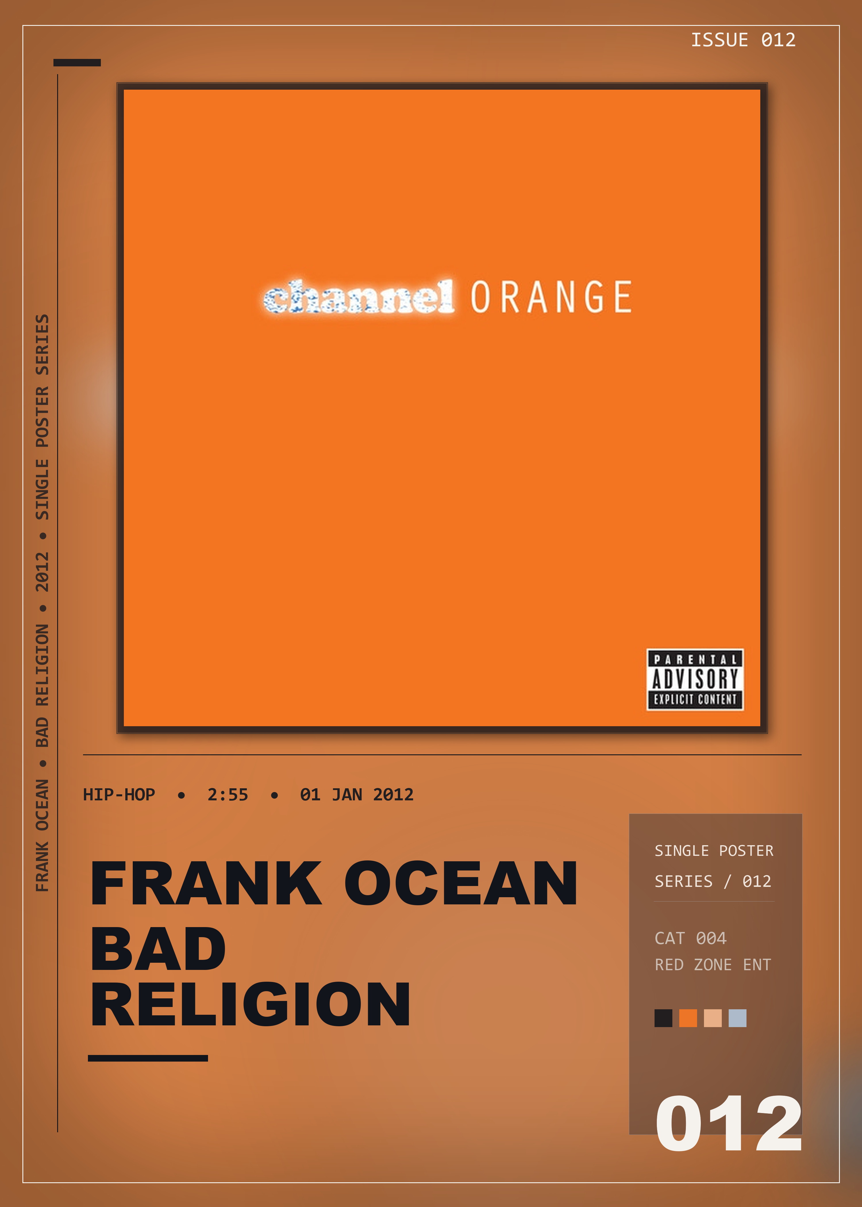 Music poster: Frank Ocean - Bad Religion