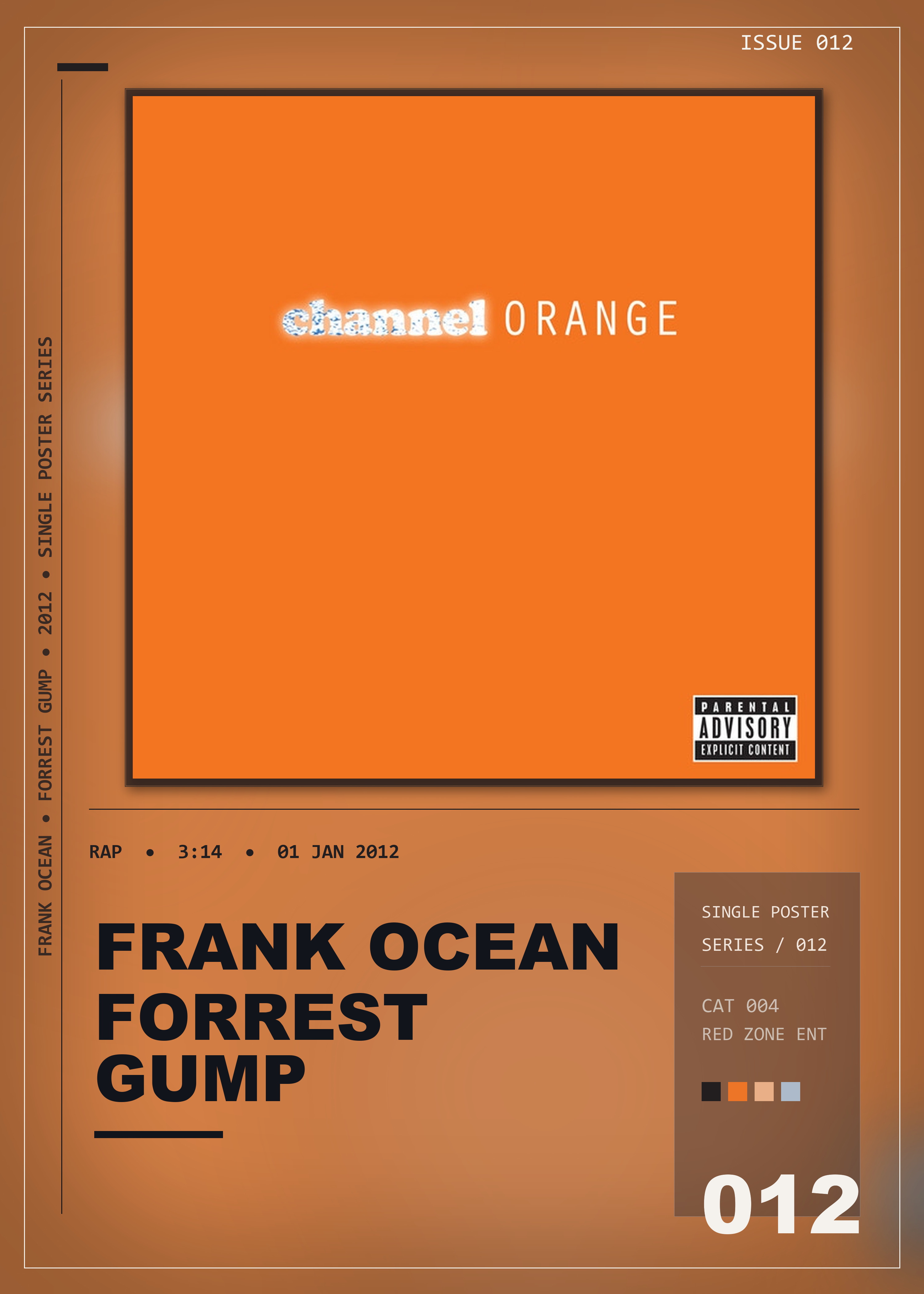 Music poster: Frank Ocean - Forrest Gump