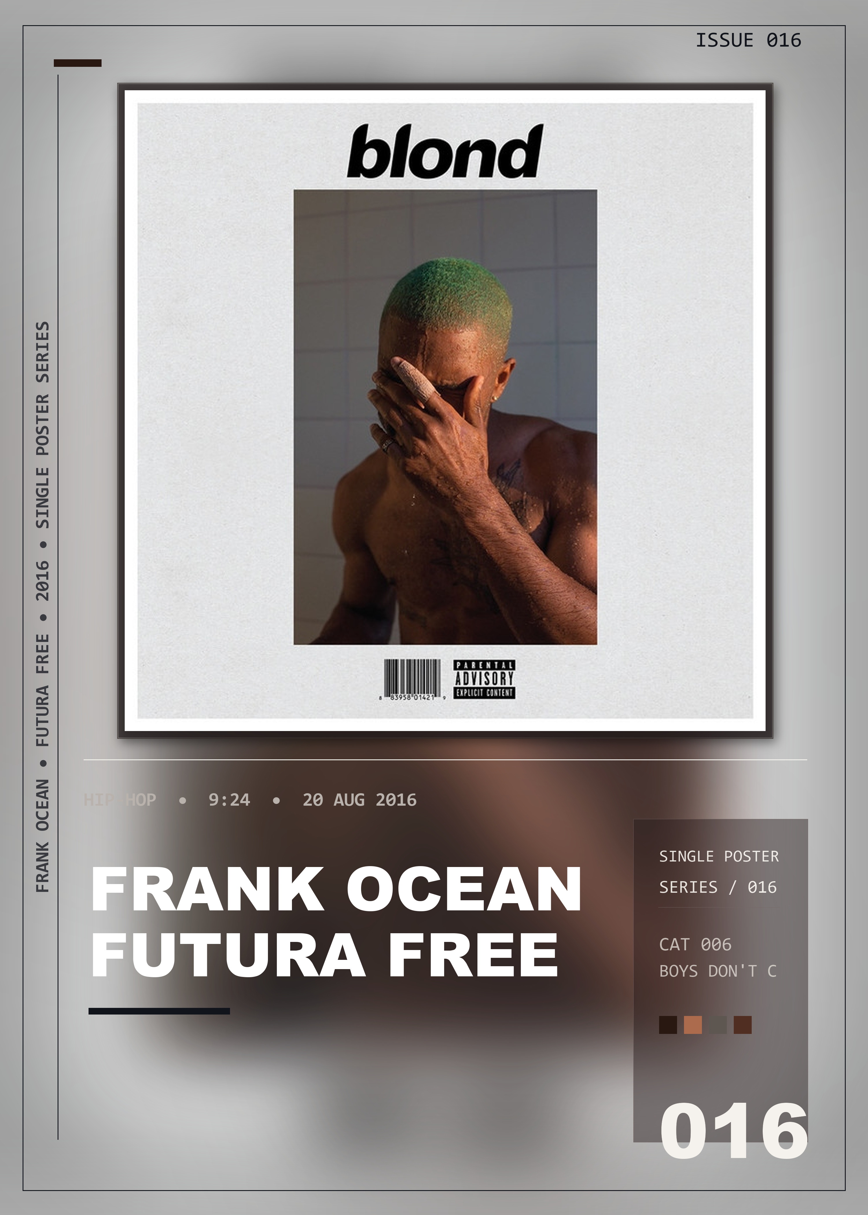 Music poster: Frank Ocean - Futura Free