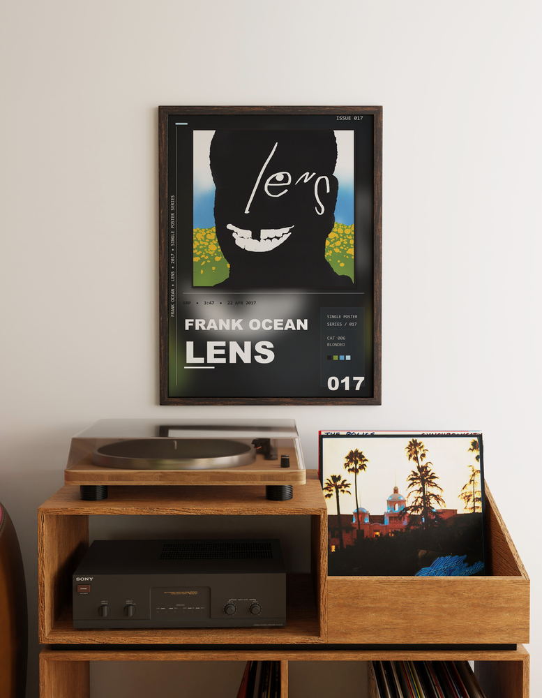 Music poster: Frank Ocean - Lens