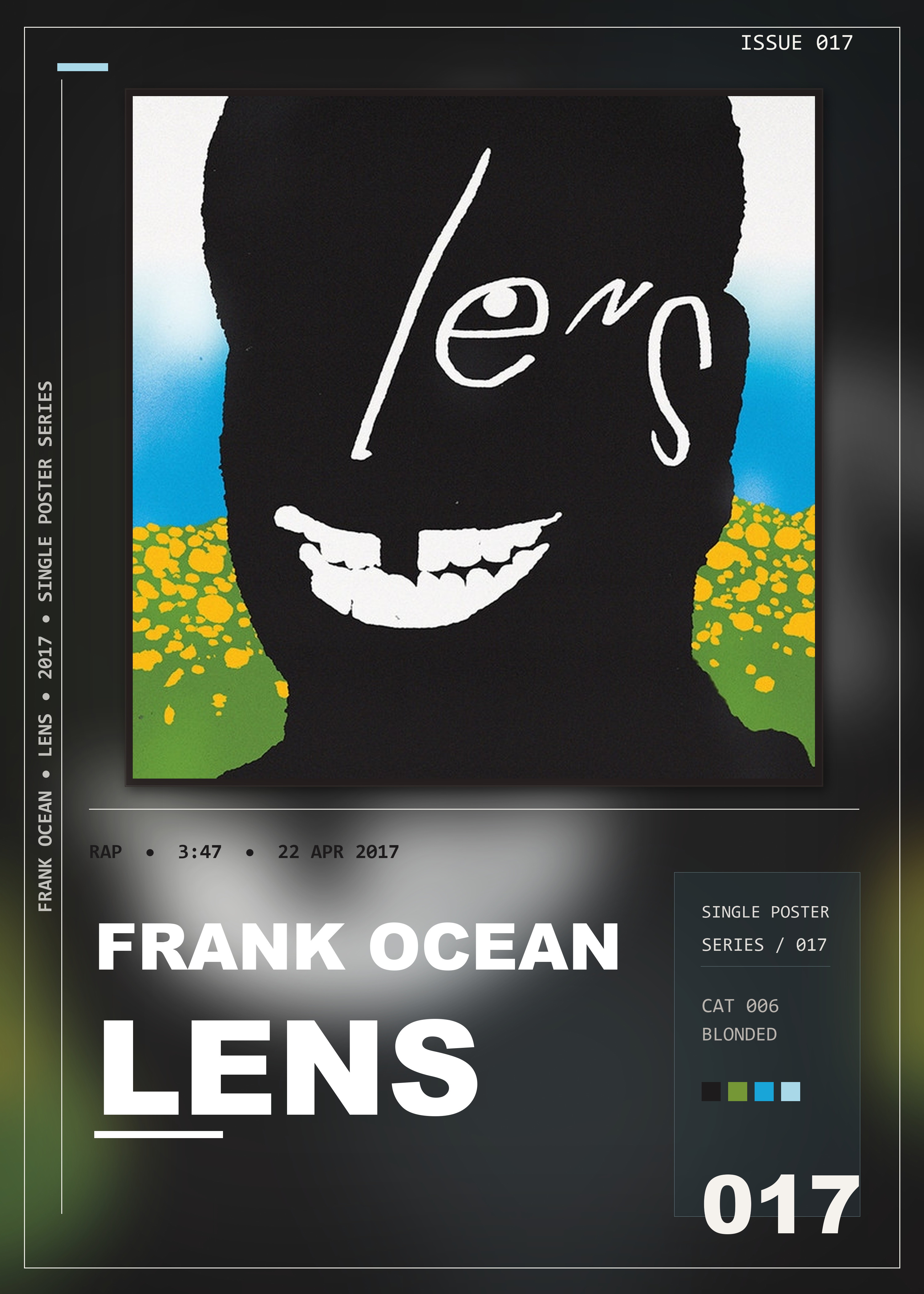 Music poster: Frank Ocean - Lens