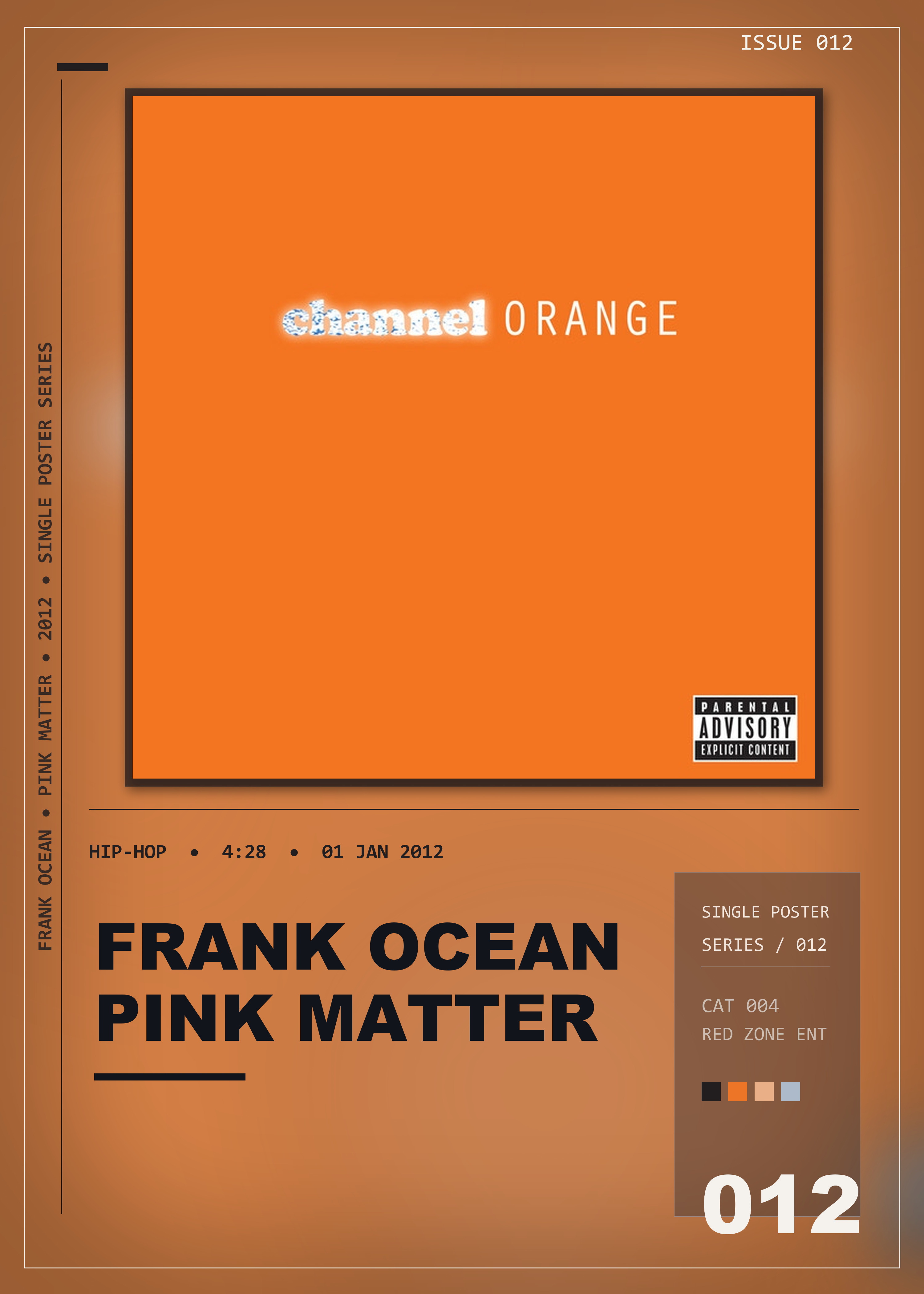 Music poster: Frank Ocean - Pink Matter