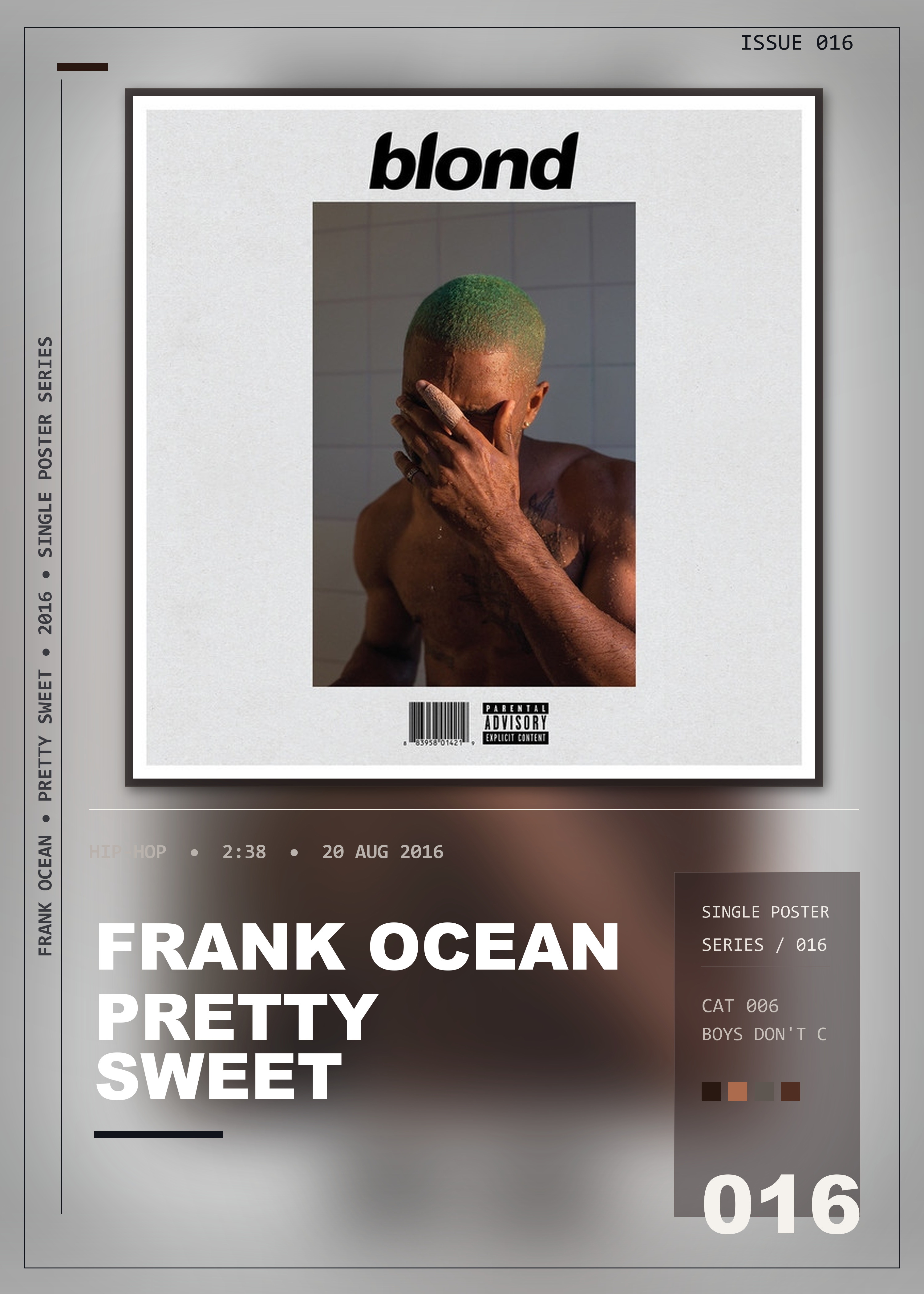 Music poster: Frank Ocean - Pretty Sweet