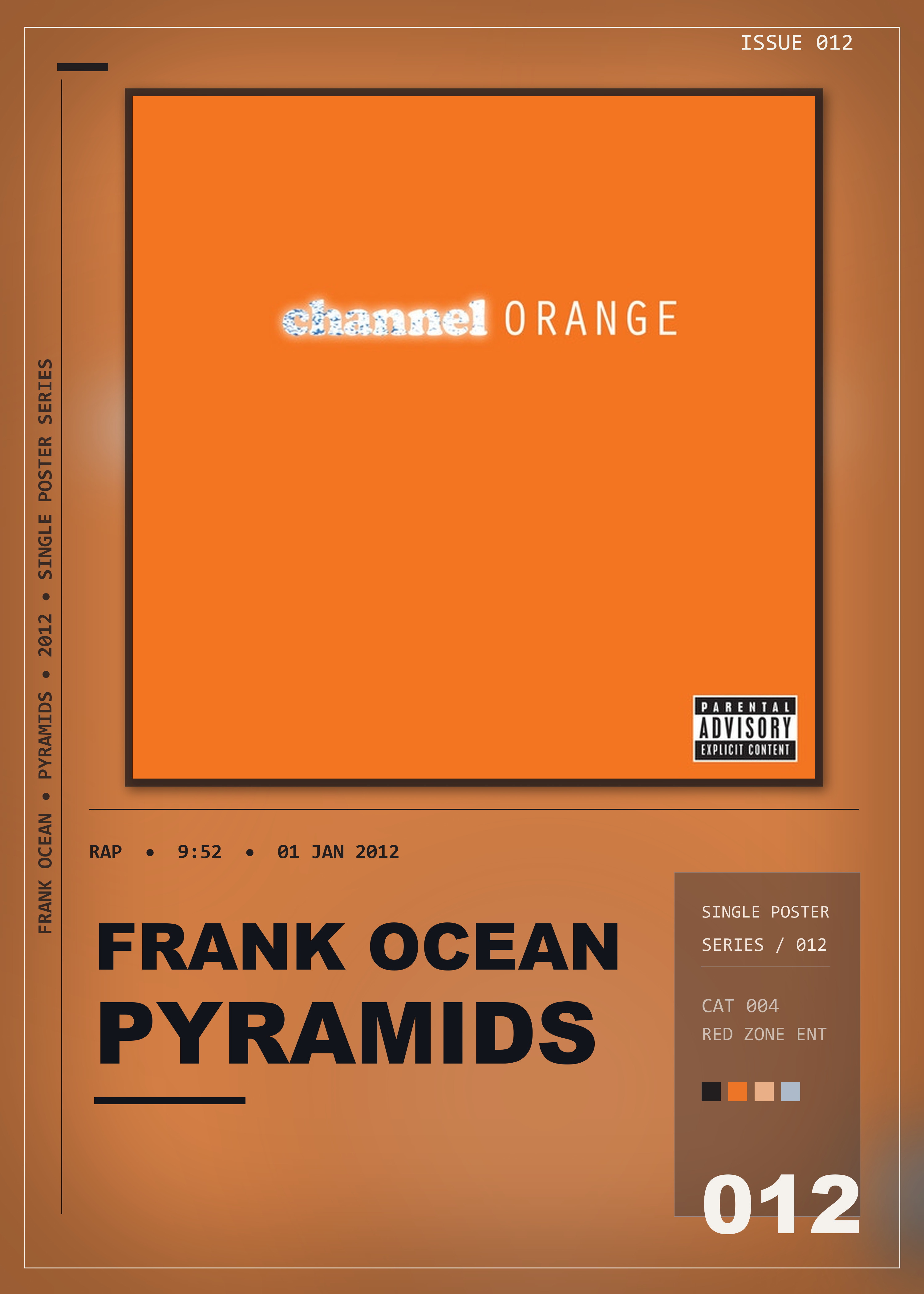 Music poster: Frank Ocean - Pyramids
