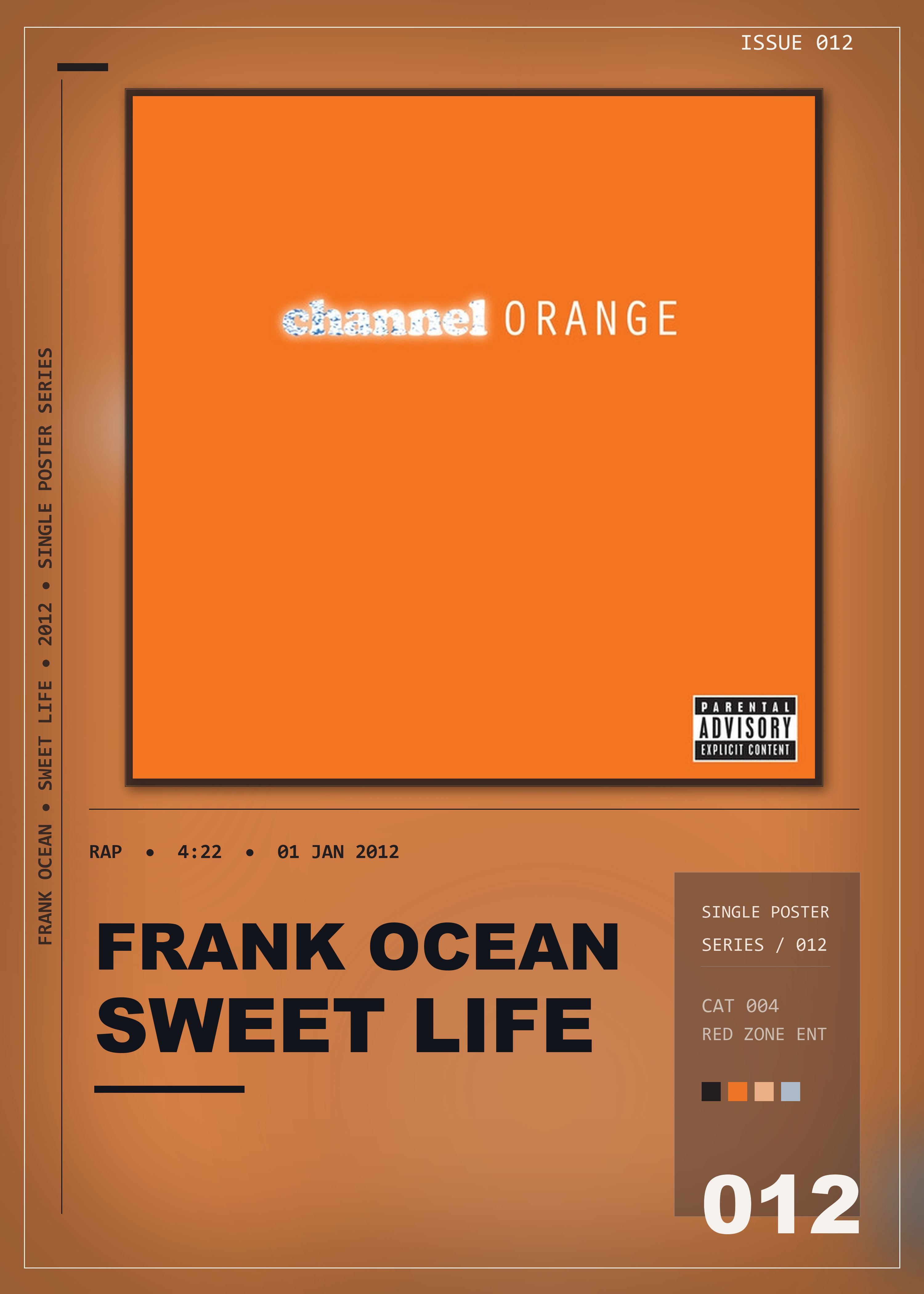 Music poster: Frank Ocean - Sweet Life