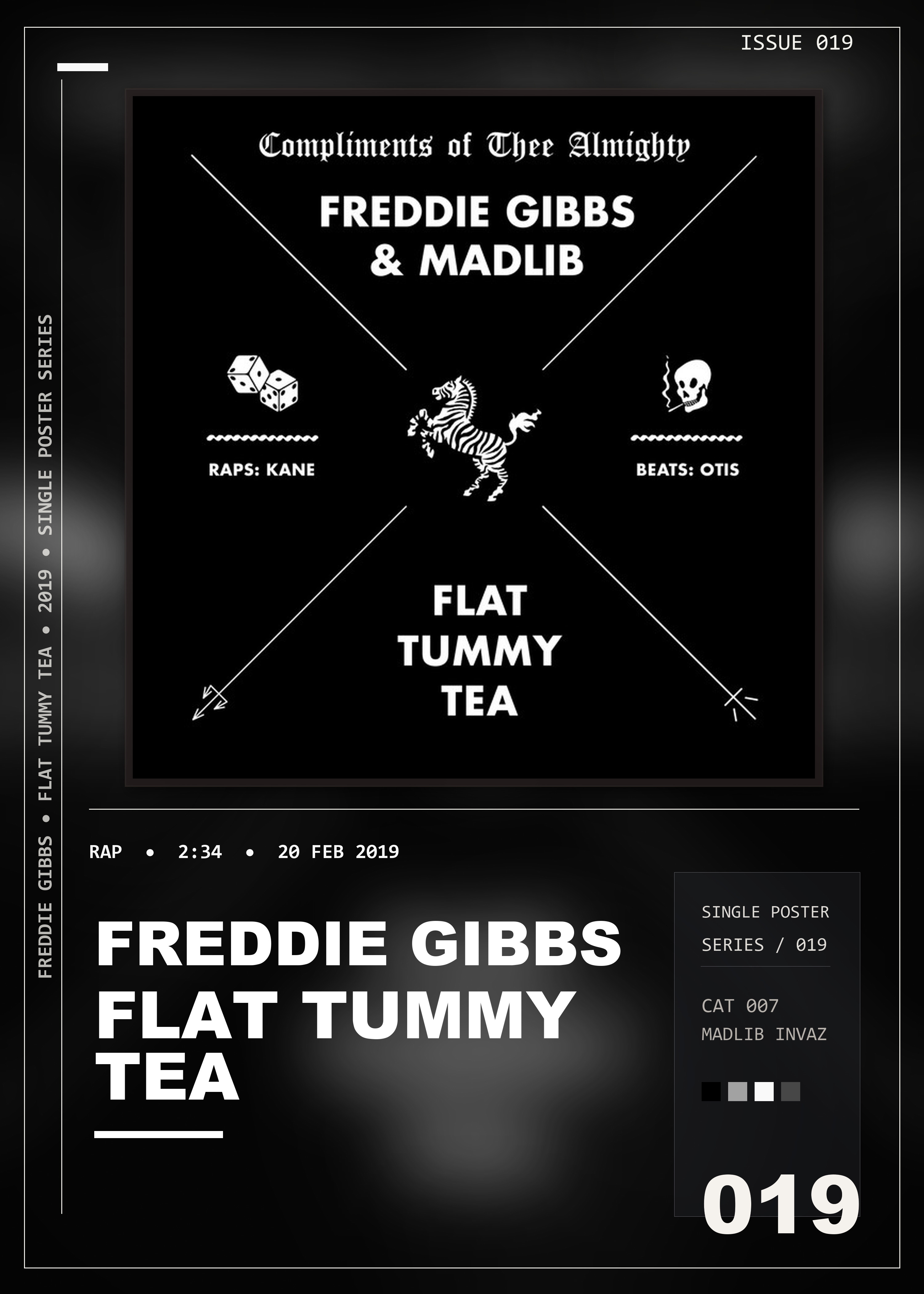 Music poster: Freddie Gibbs - Flat Tummy Tea