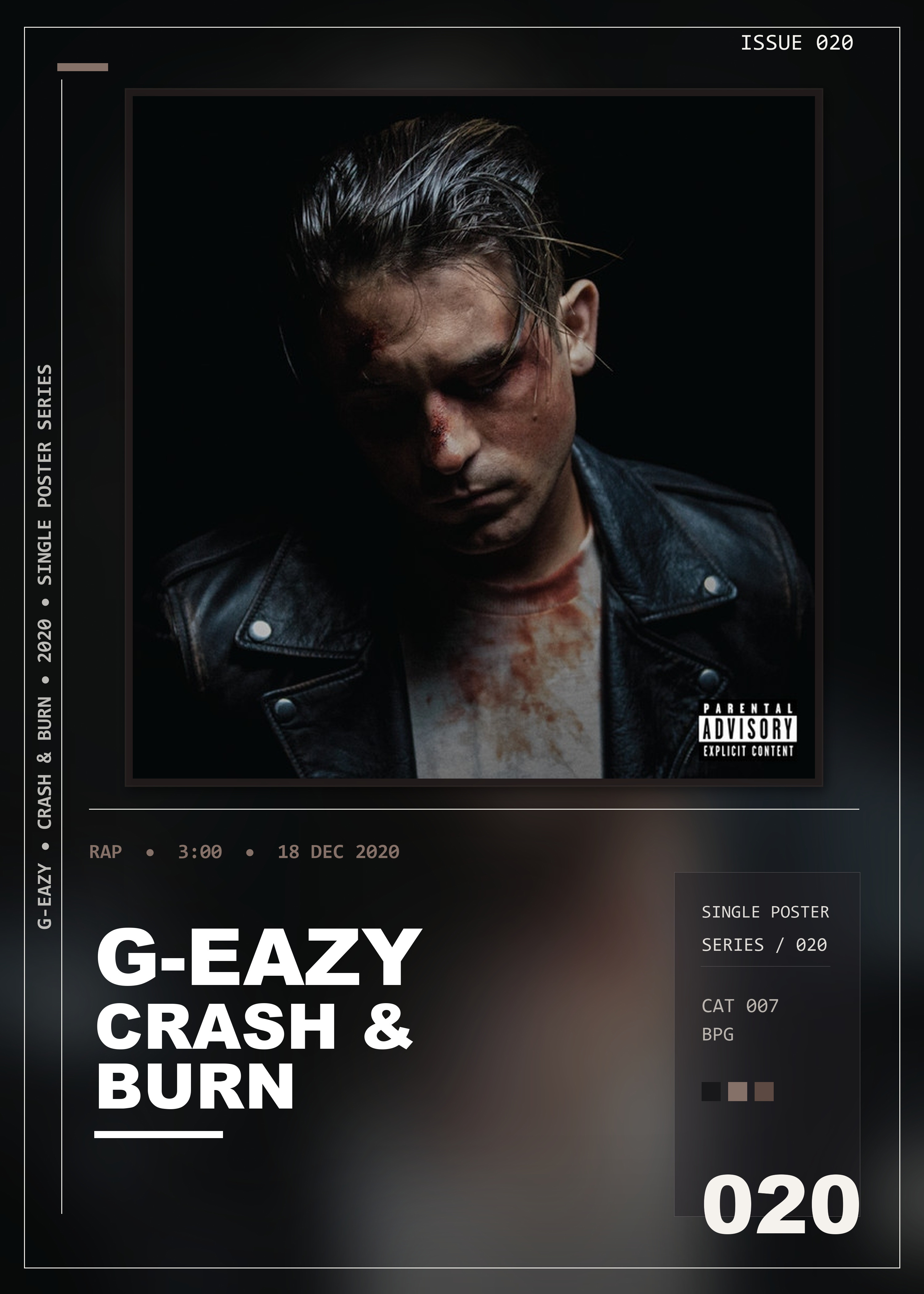 Music poster: G-Eazy - Crash Burn
