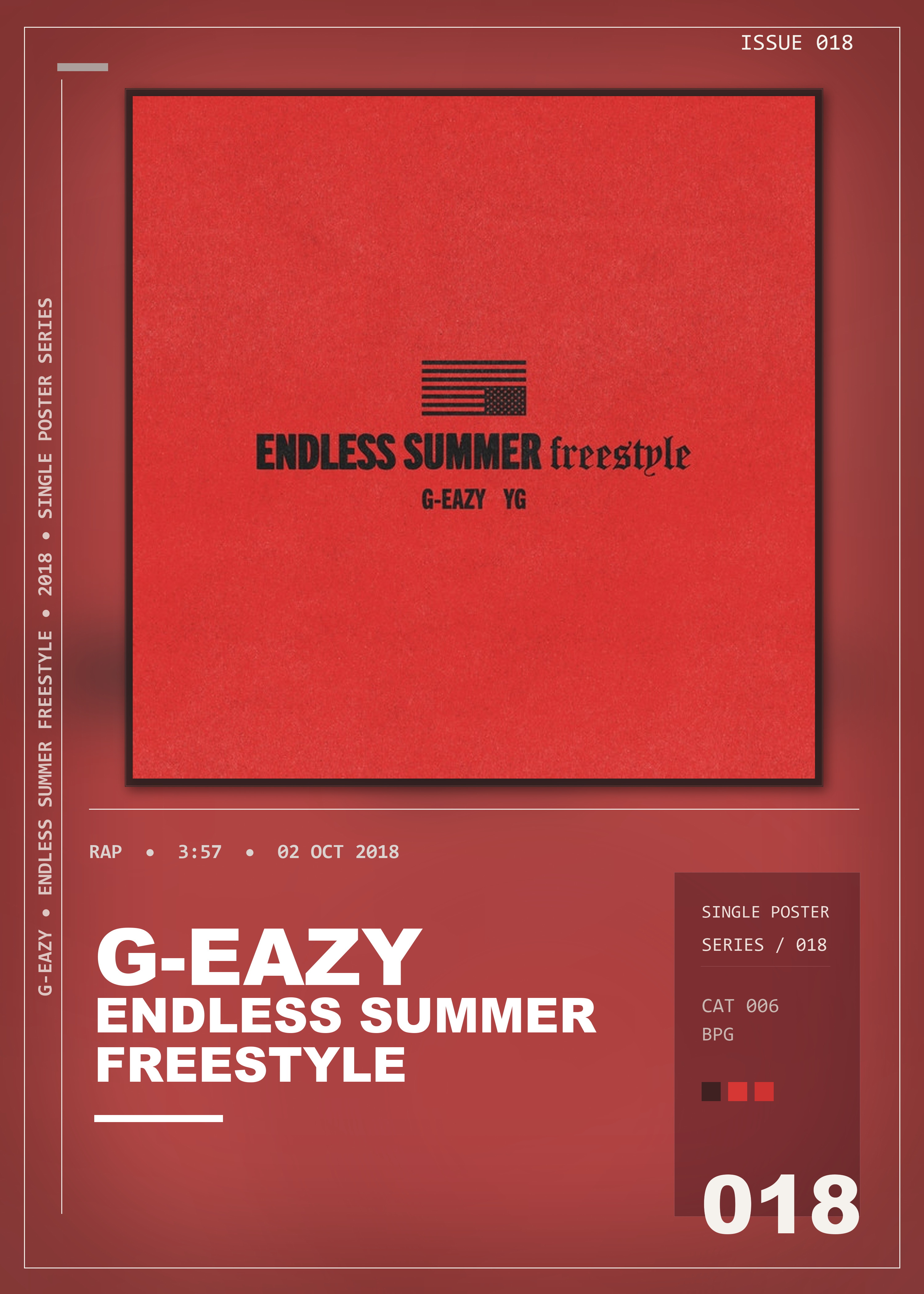 Music poster: G-Eazy - Endless Summer Freestyle