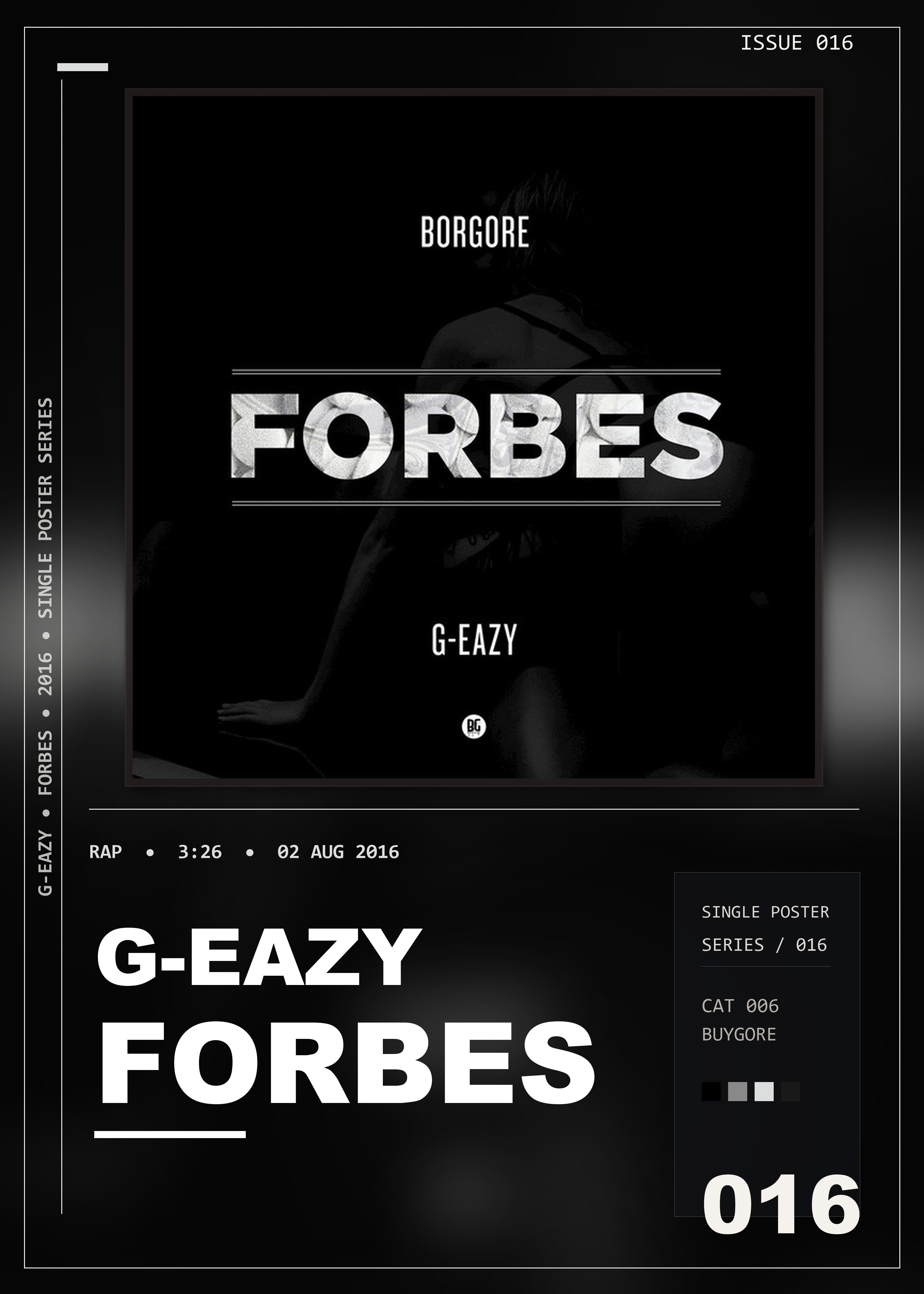 Music poster: G-Eazy - Forbes