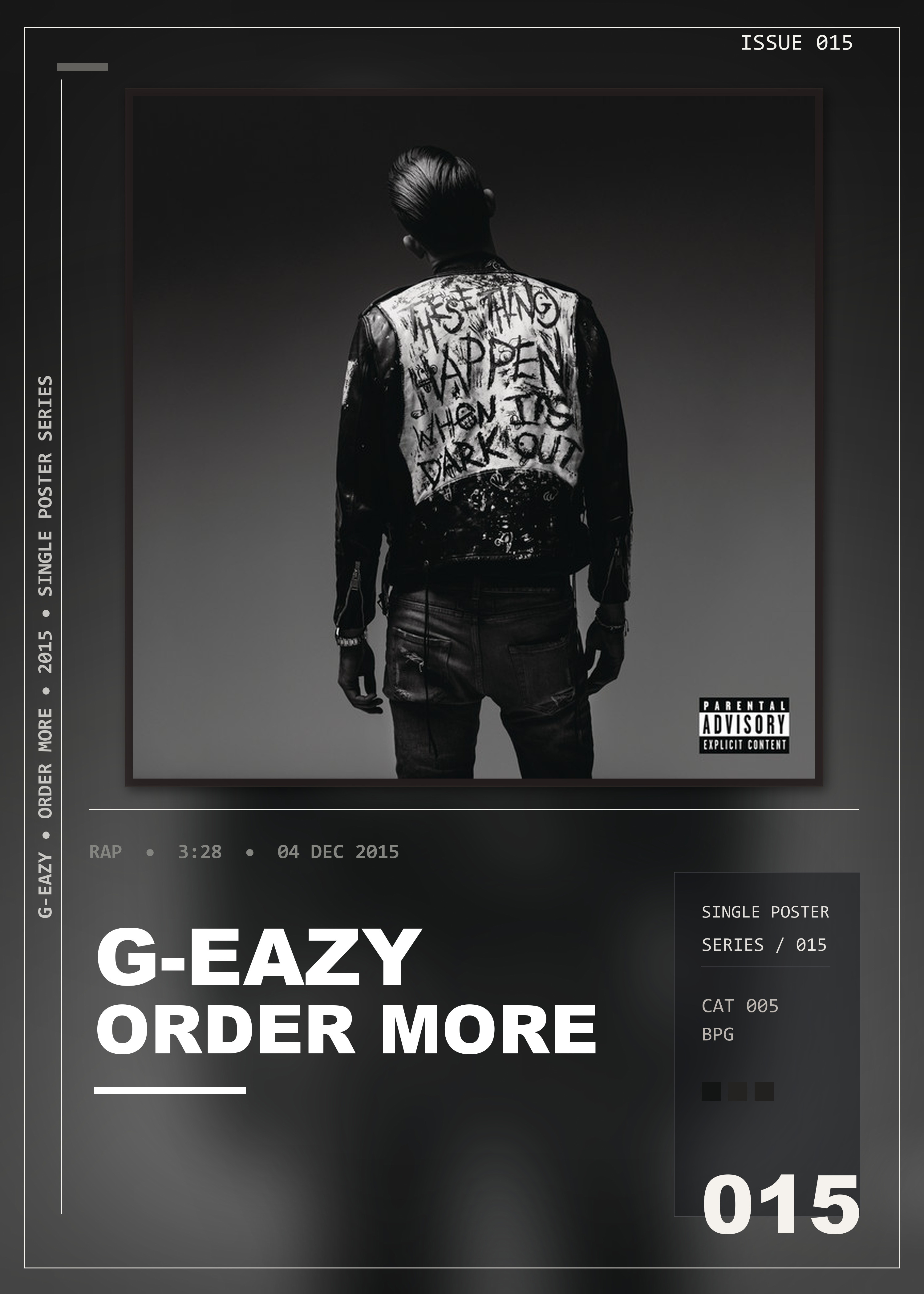 Music poster: G-Eazy - Order More