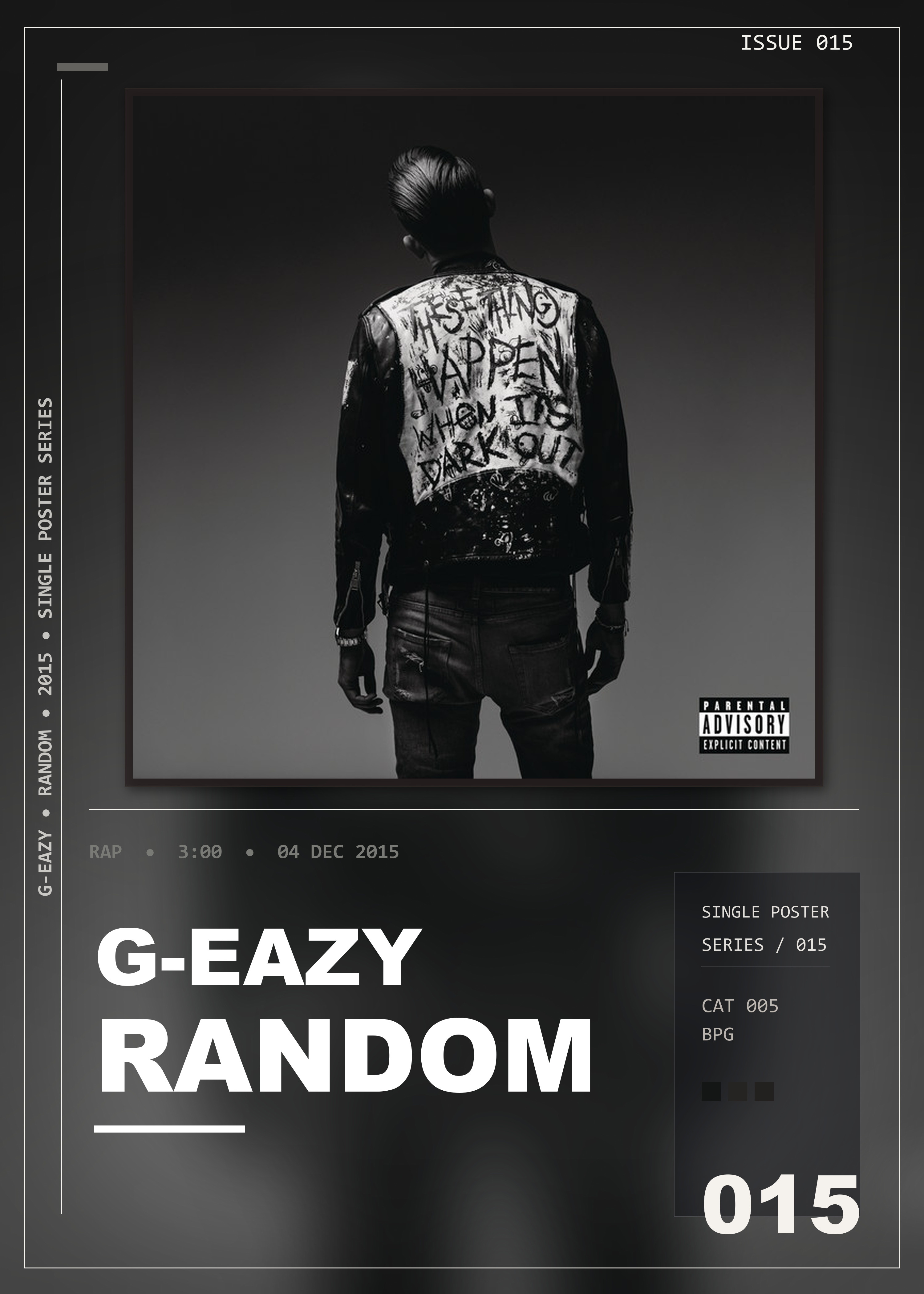 Music poster: G-Eazy - Random