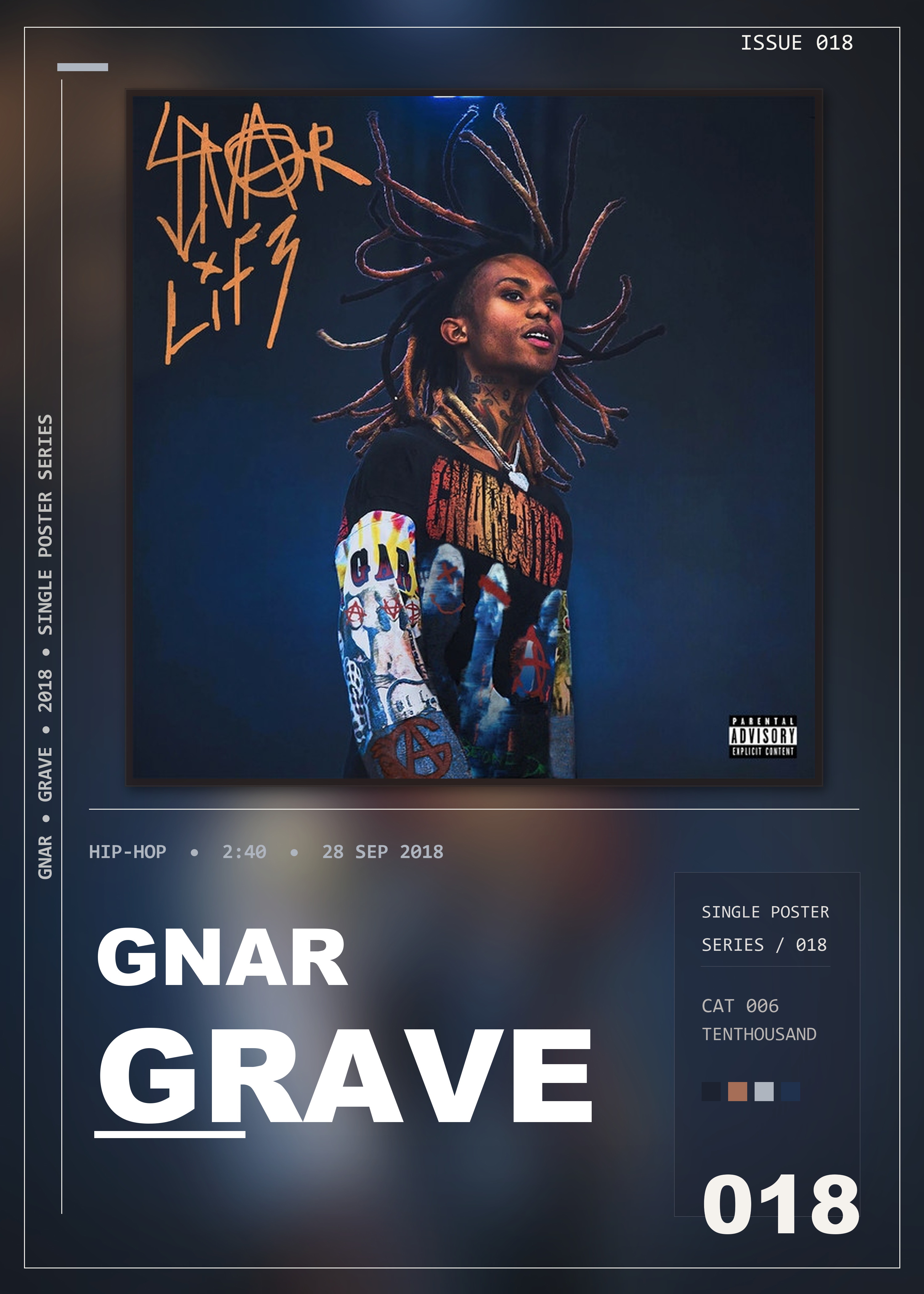 Music poster: GNAR - GRAVE
