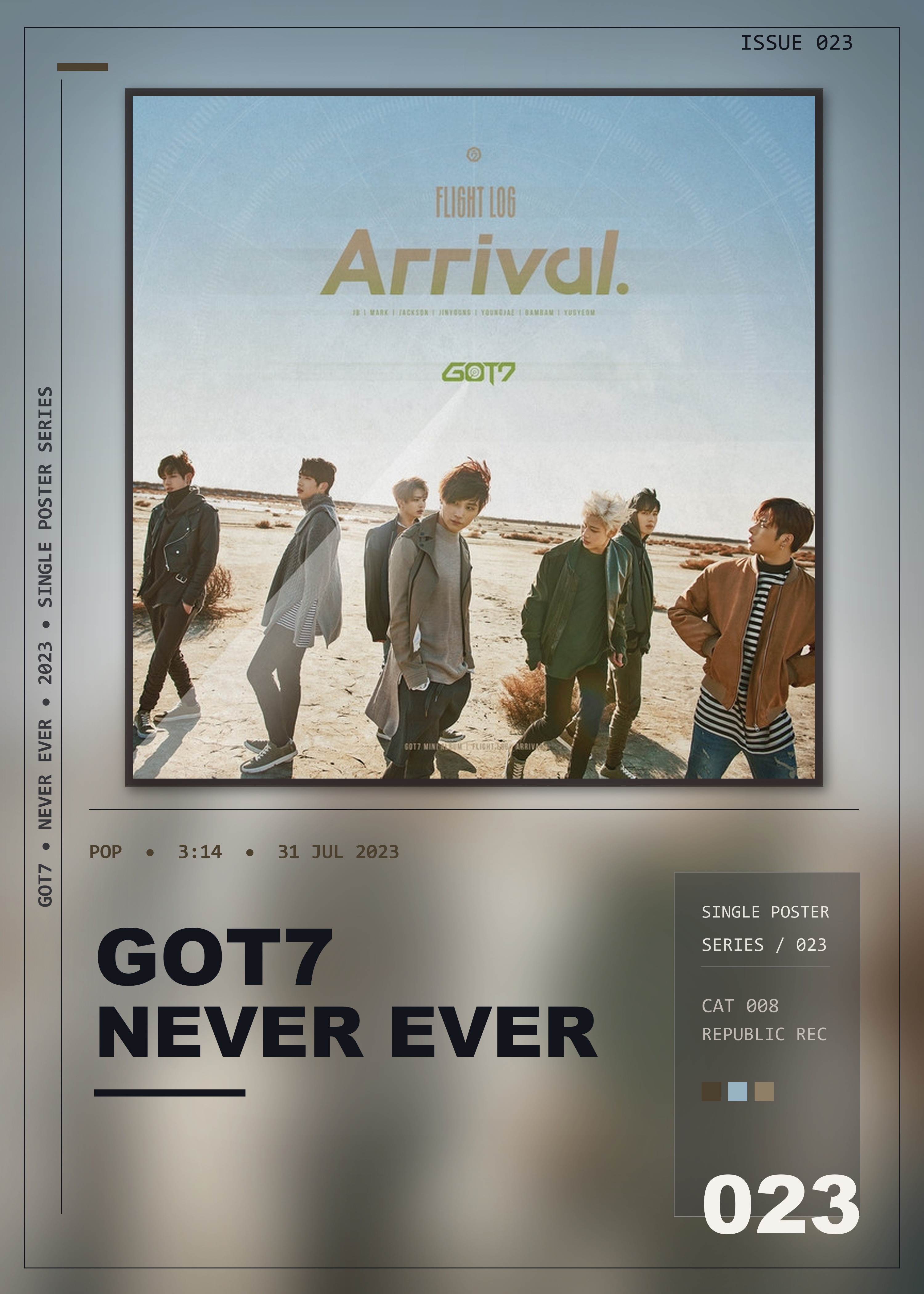 Music poster: GOT7 - Never Ever