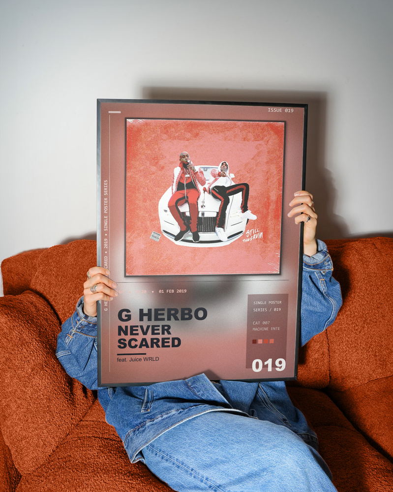 Music poster: G Herbo - Never Scared feat Juice WRLD