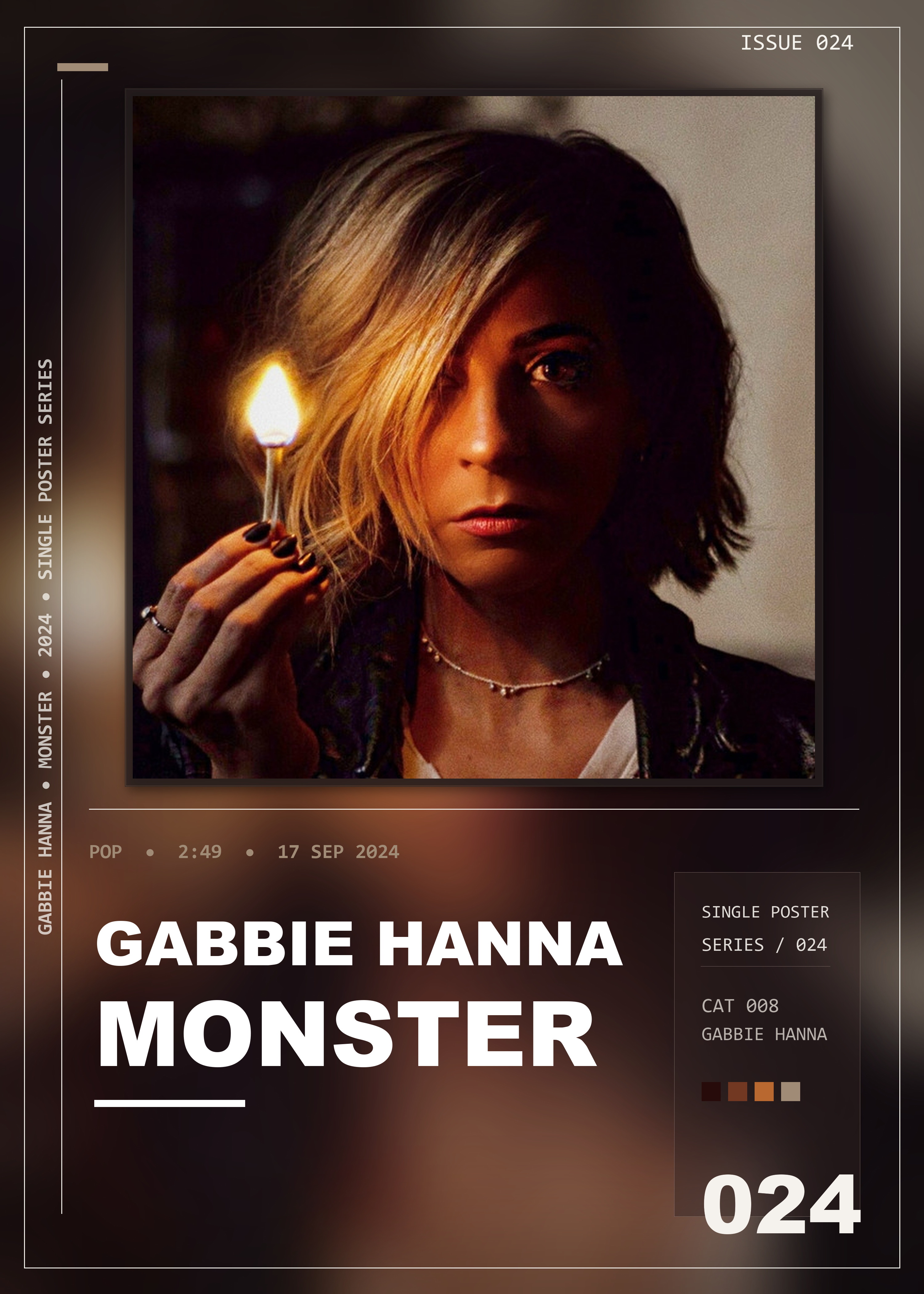 Music poster: Gabbie Hanna - Monster