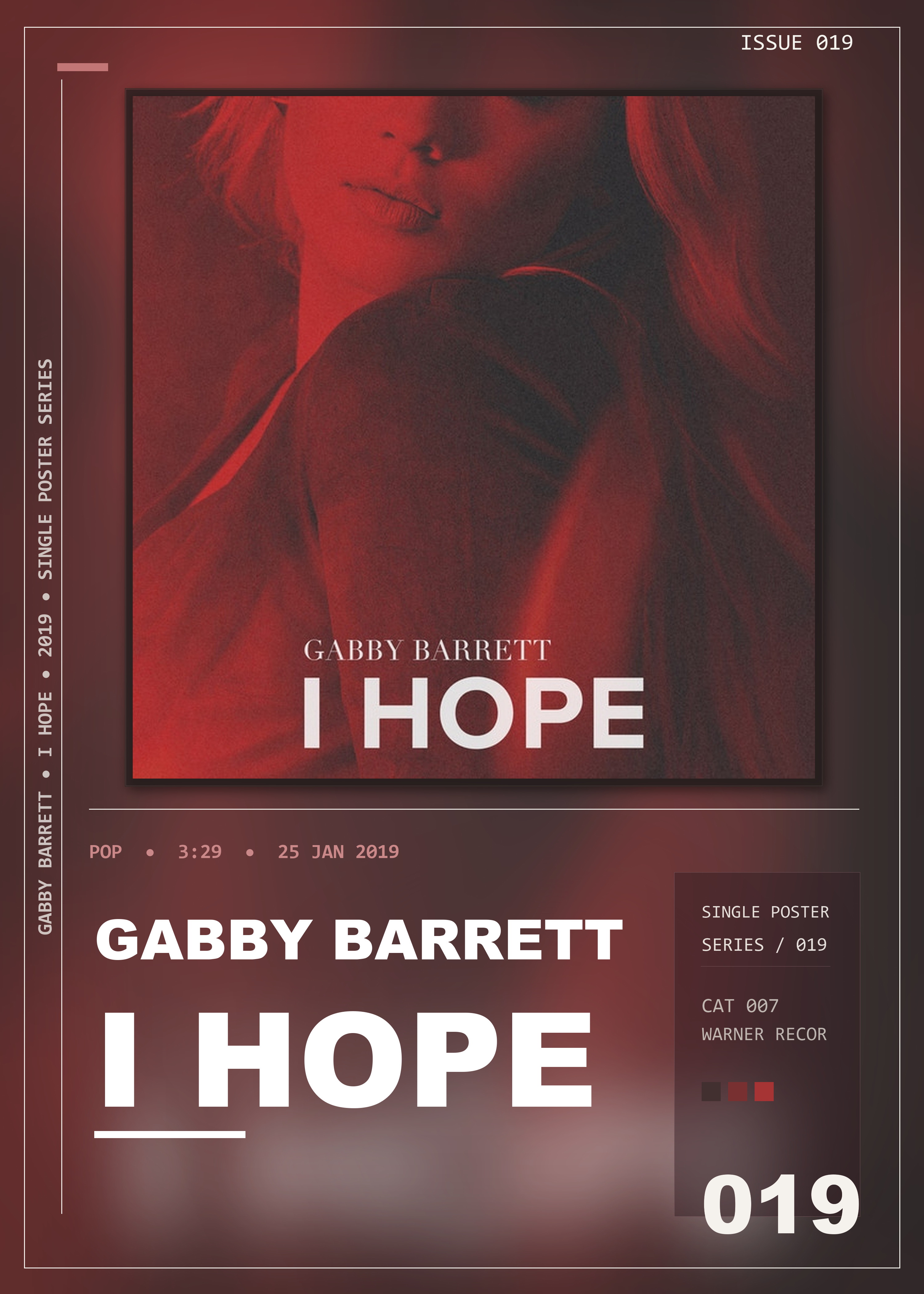Music poster: Gabby Barrett - I Hope