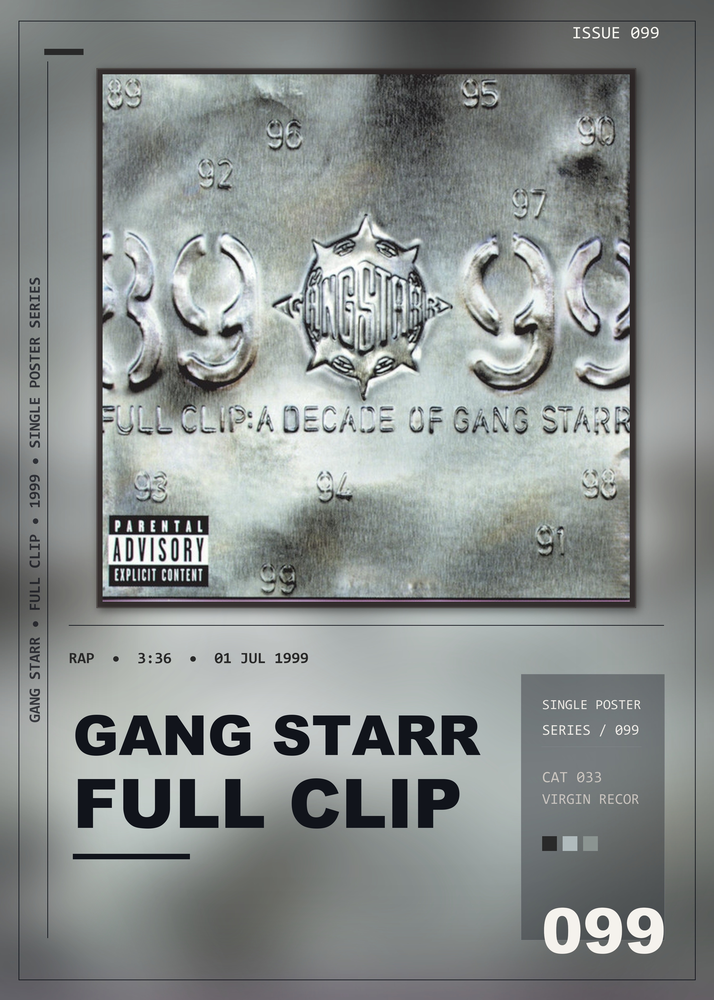 Music poster: Gang Starr - Full Clip