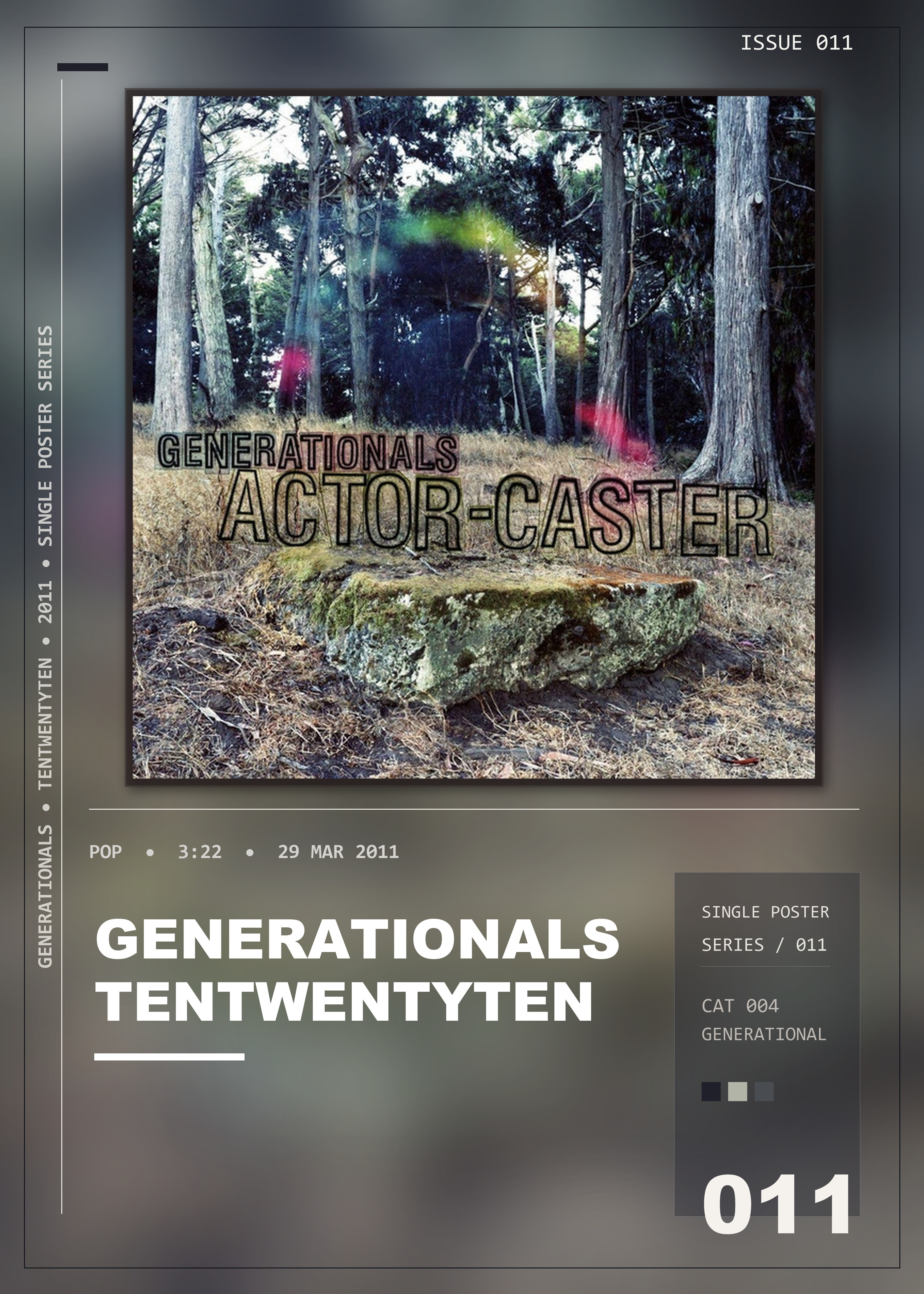 Music poster: Generationals - TenTwentyTen