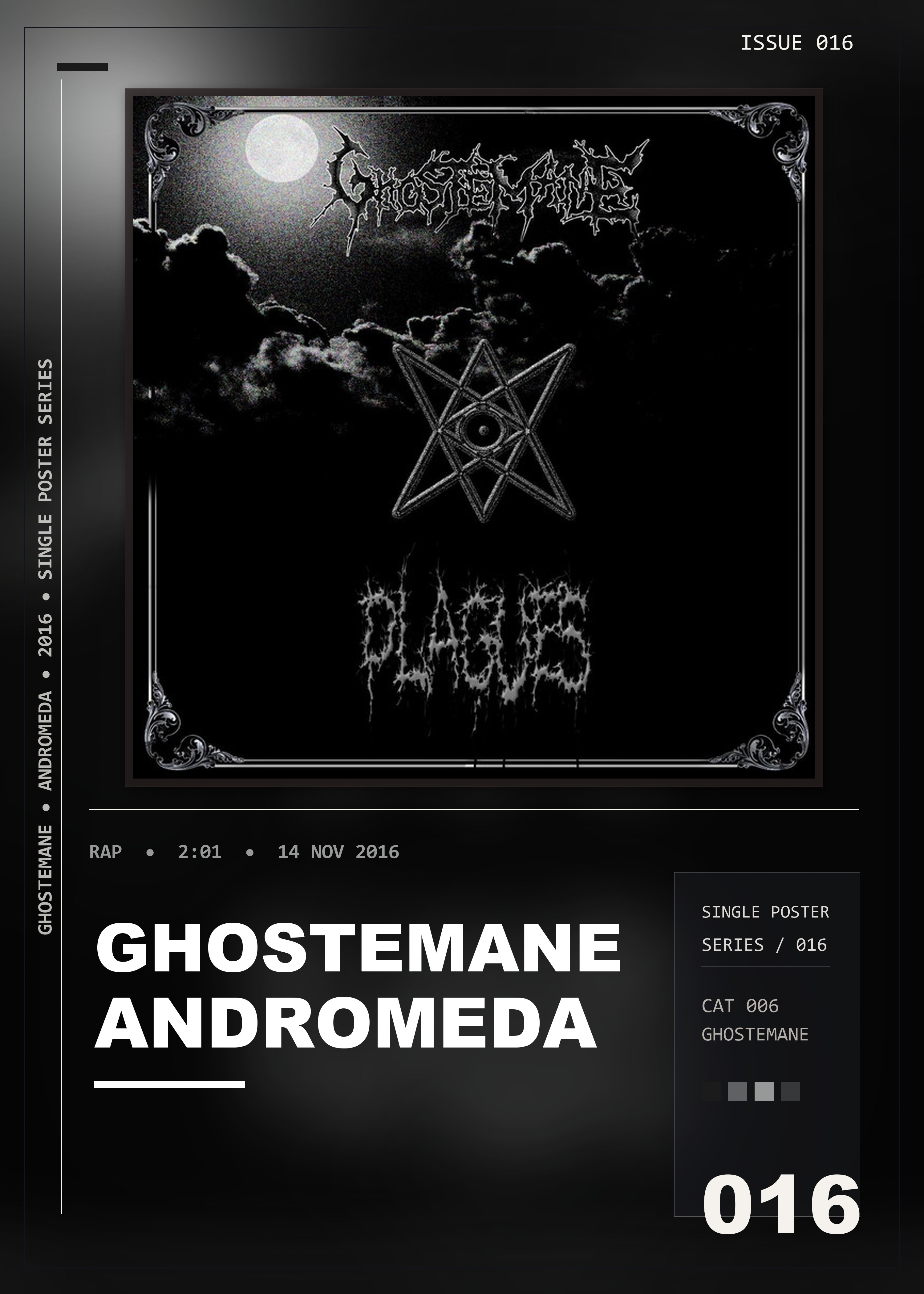Music poster: Ghostemane - Andromeda