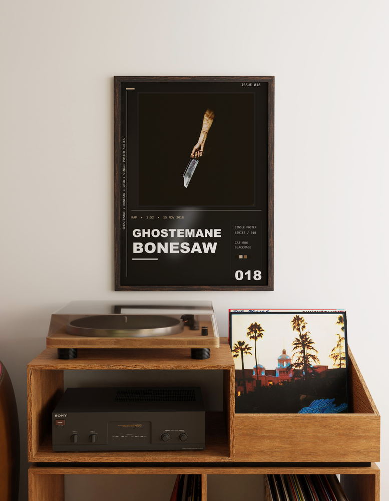 Music poster: Ghostemane - Bonesaw