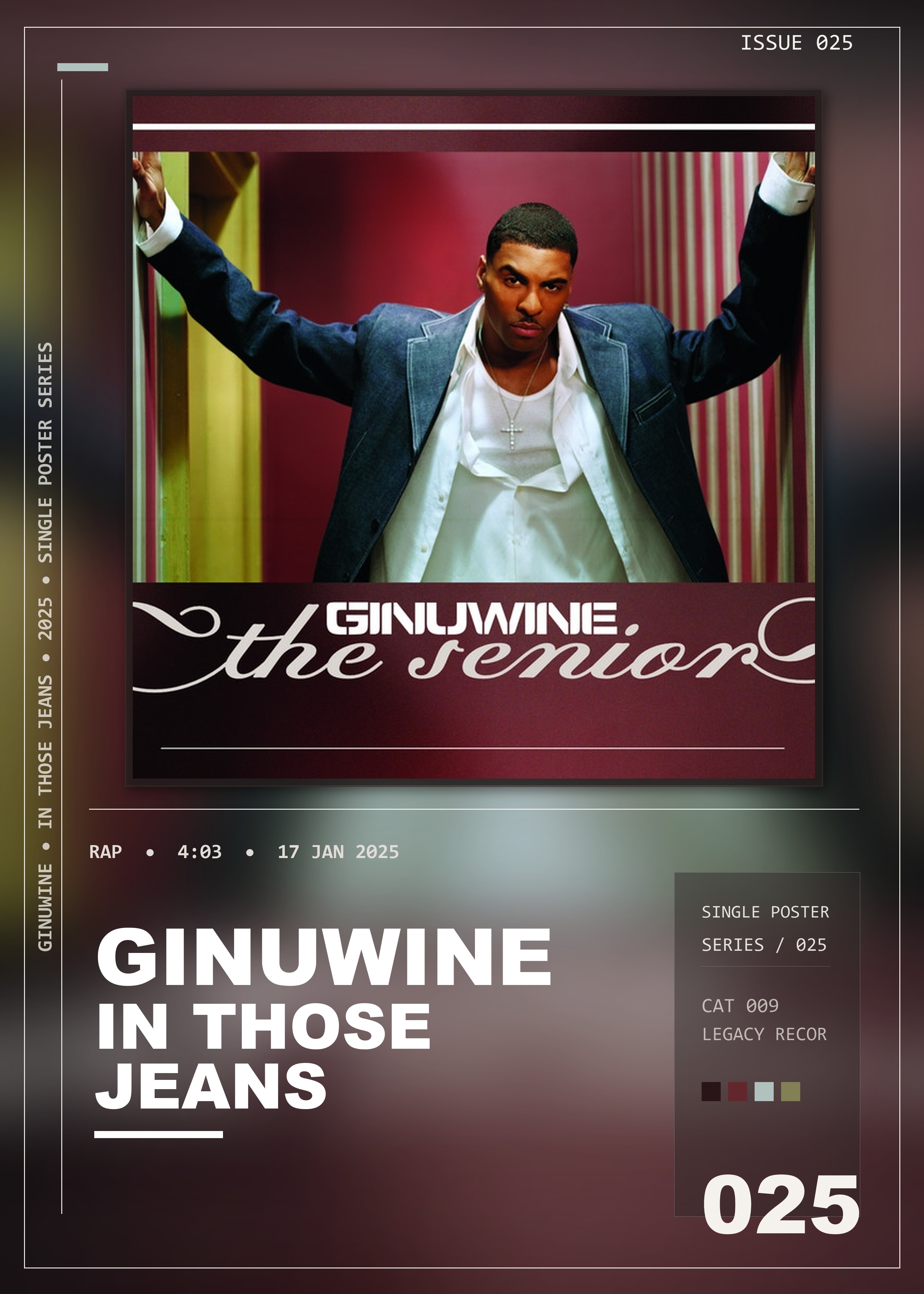 Music poster: Ginuwine - In Those Jeans