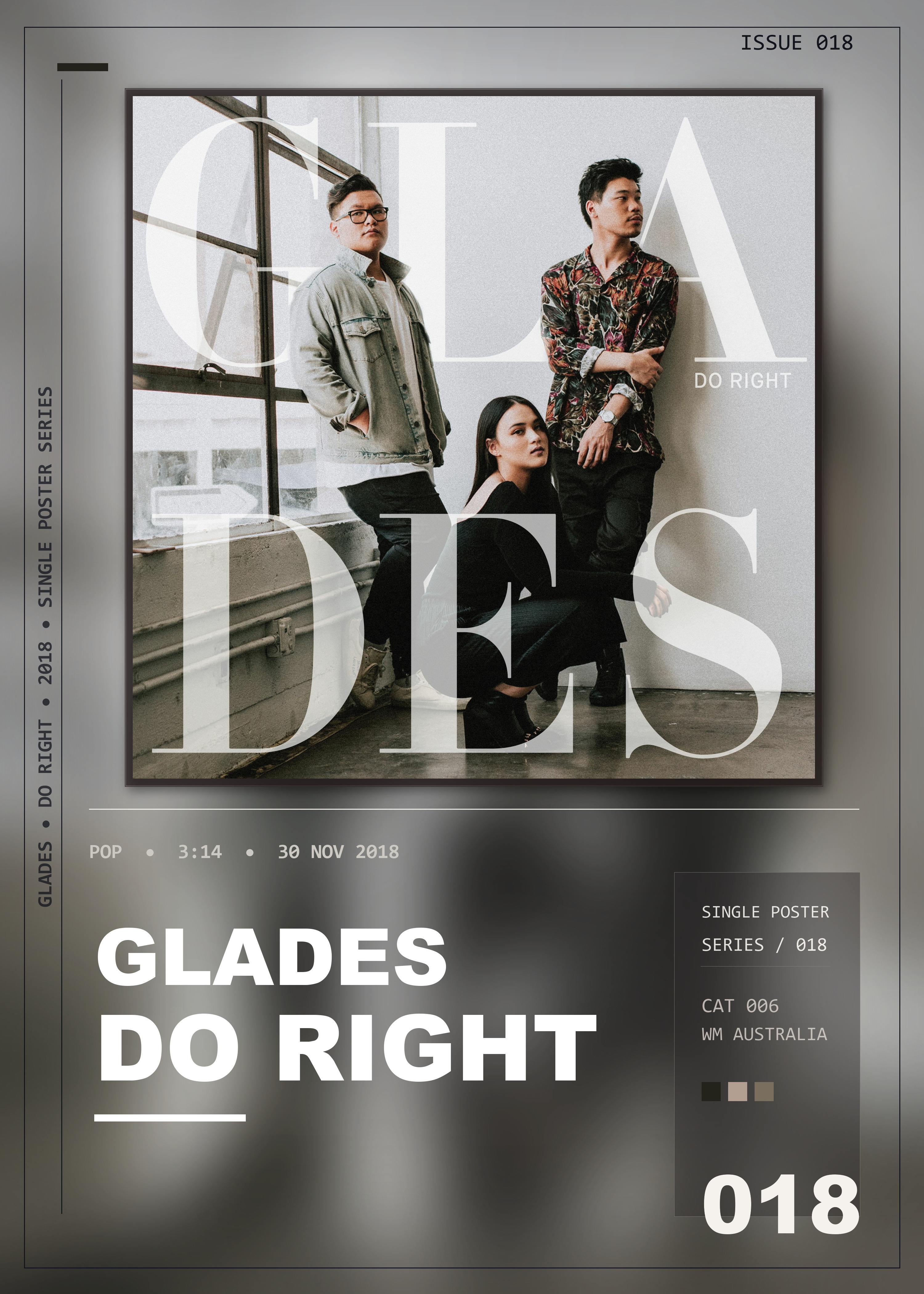 Music poster: Glades - Do Right