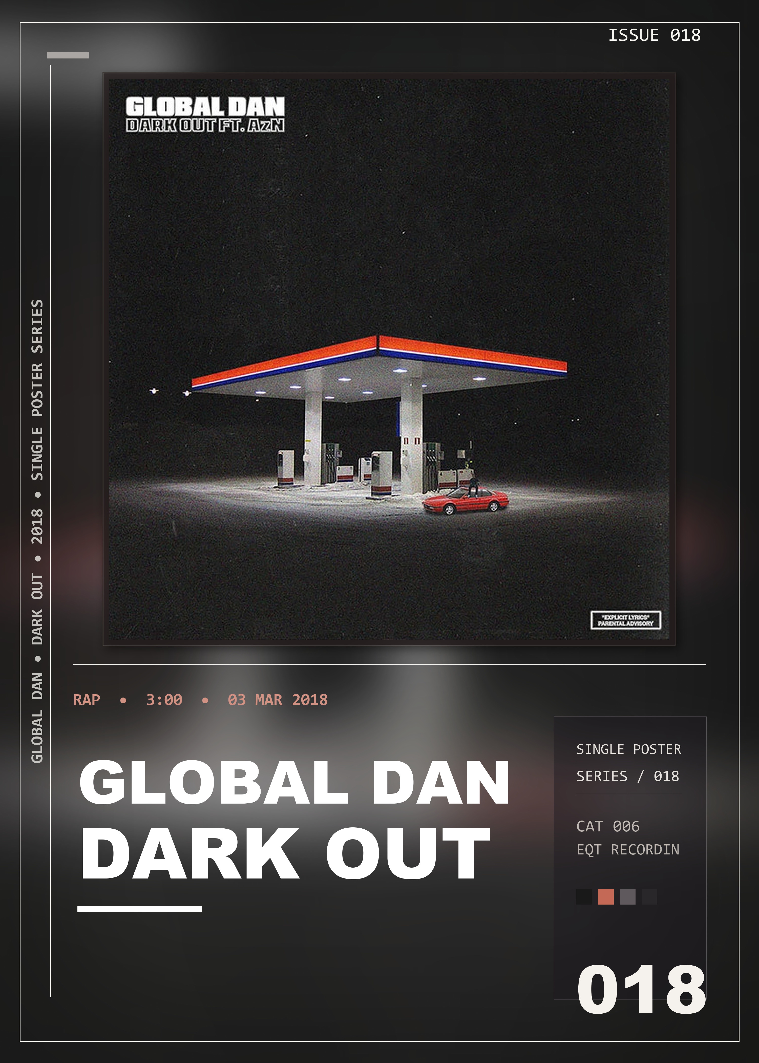Music poster: Global Dan - Dark Out