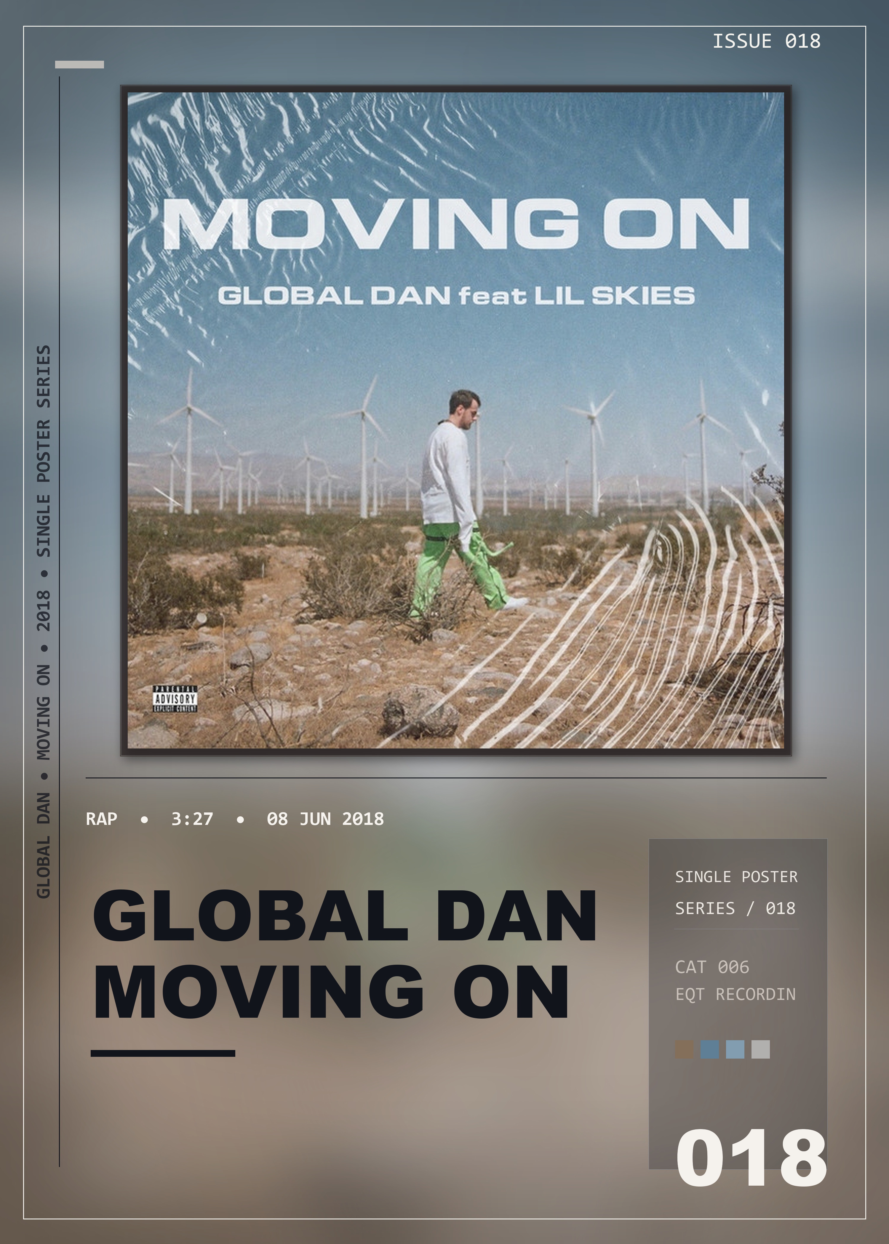 Music poster: Global Dan - Moving On