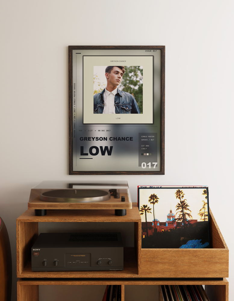 Music poster: Greyson Chance - Low