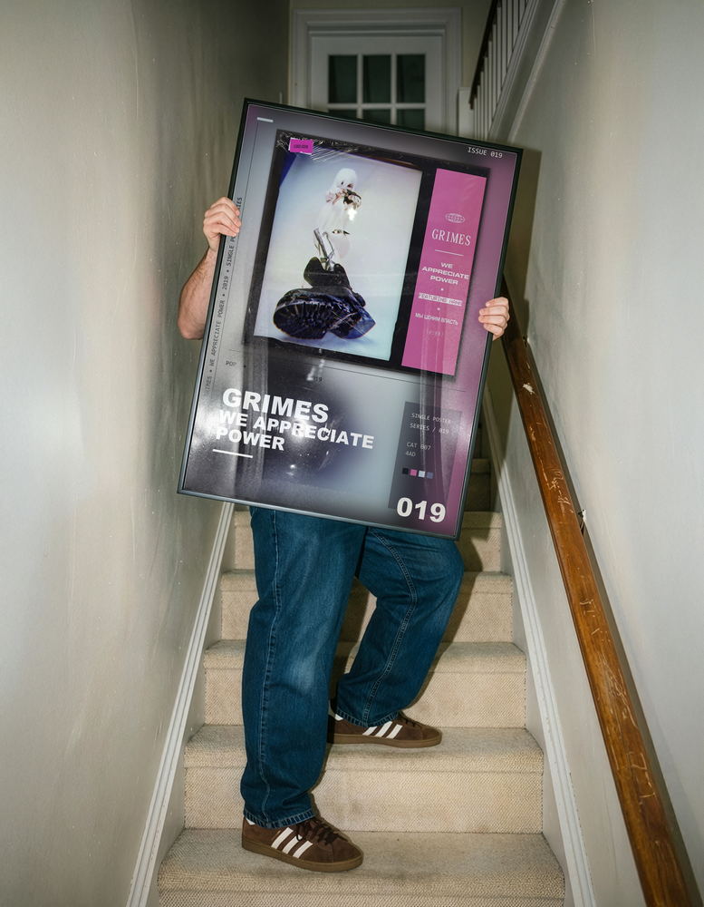 Music poster: Grimes - We Appreciate Power