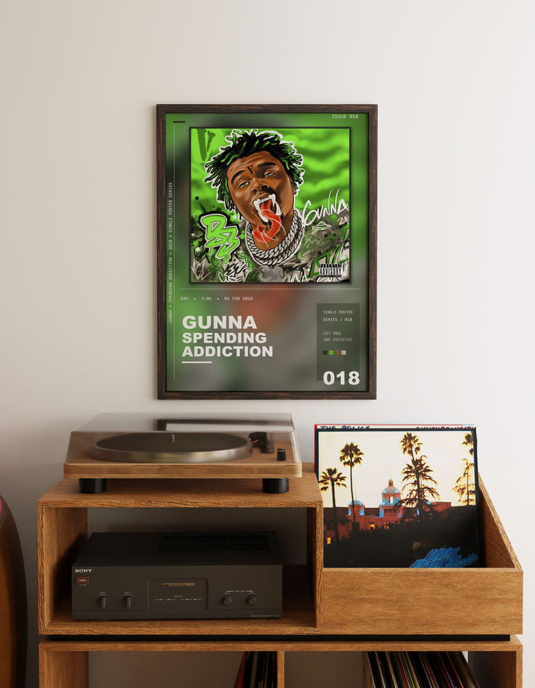 Music poster: Gunna - Spending Addiction