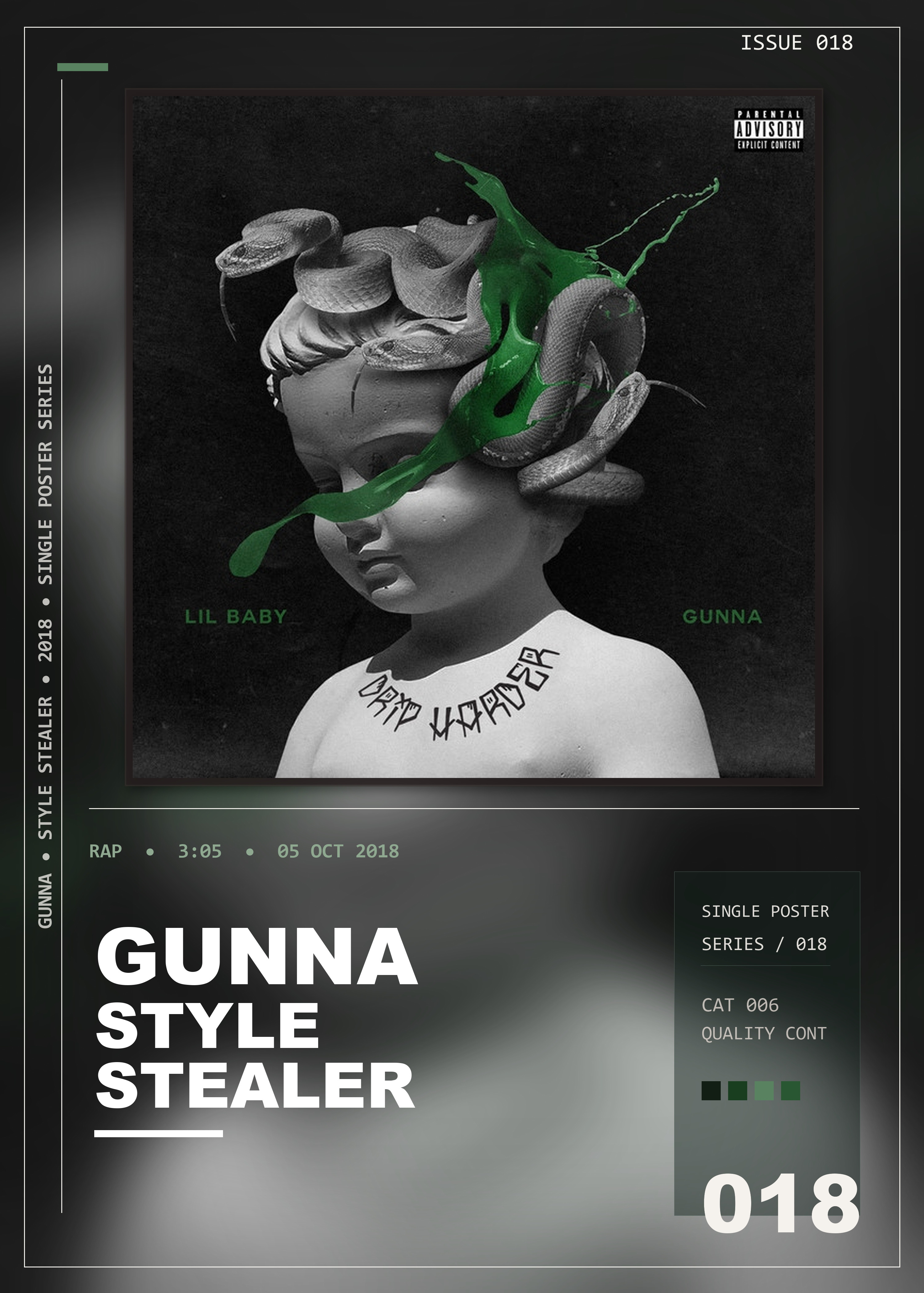 Music poster: Gunna - Style Stealer Lil Baby Gunna