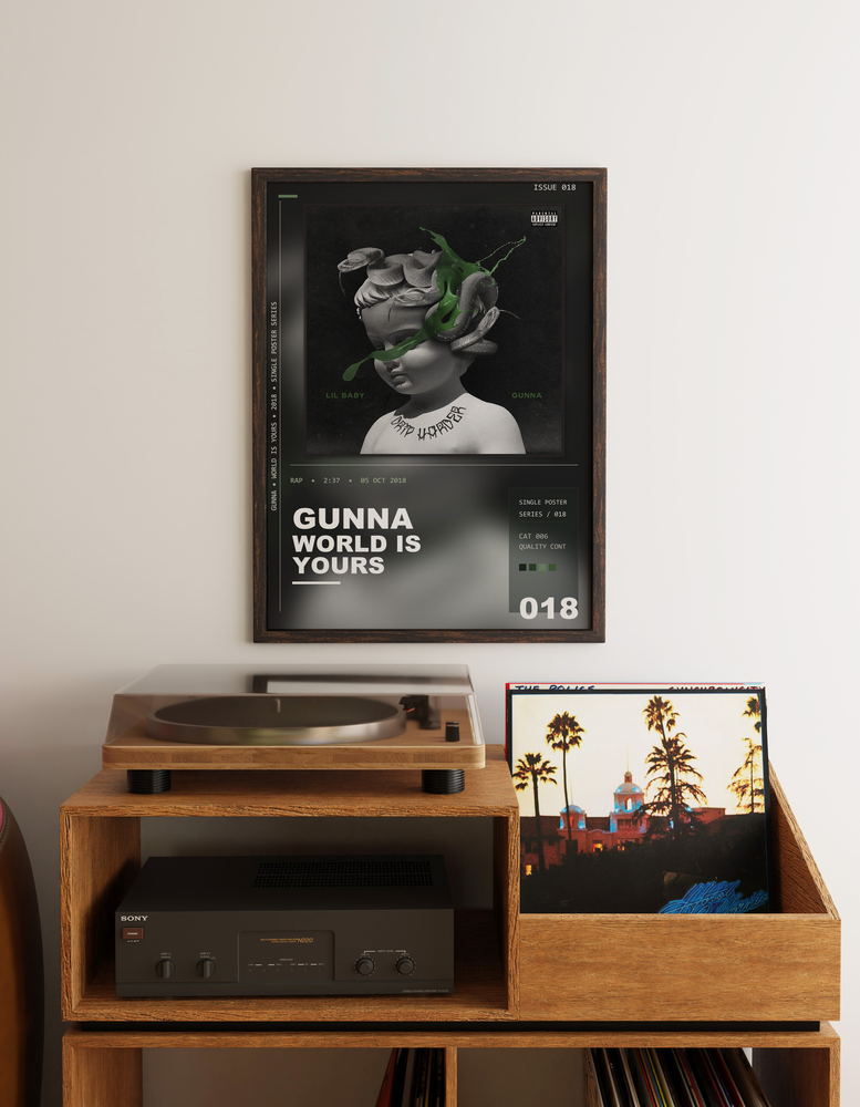 Music poster: Gunna - World Is Yours Lil Baby Gunna
