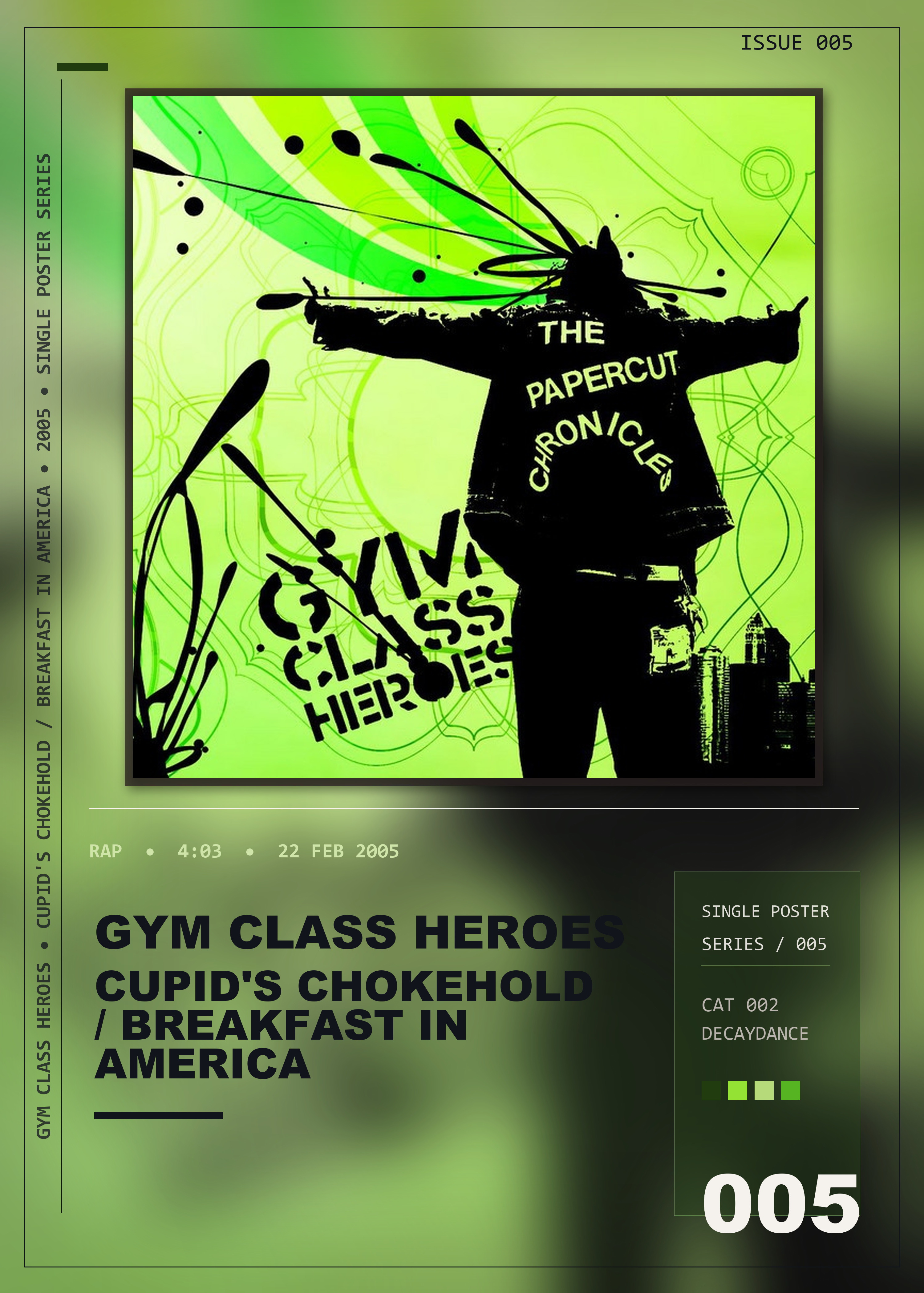 Music poster: Gym Class Heroes - Cupids Chokehold Breakfast In America