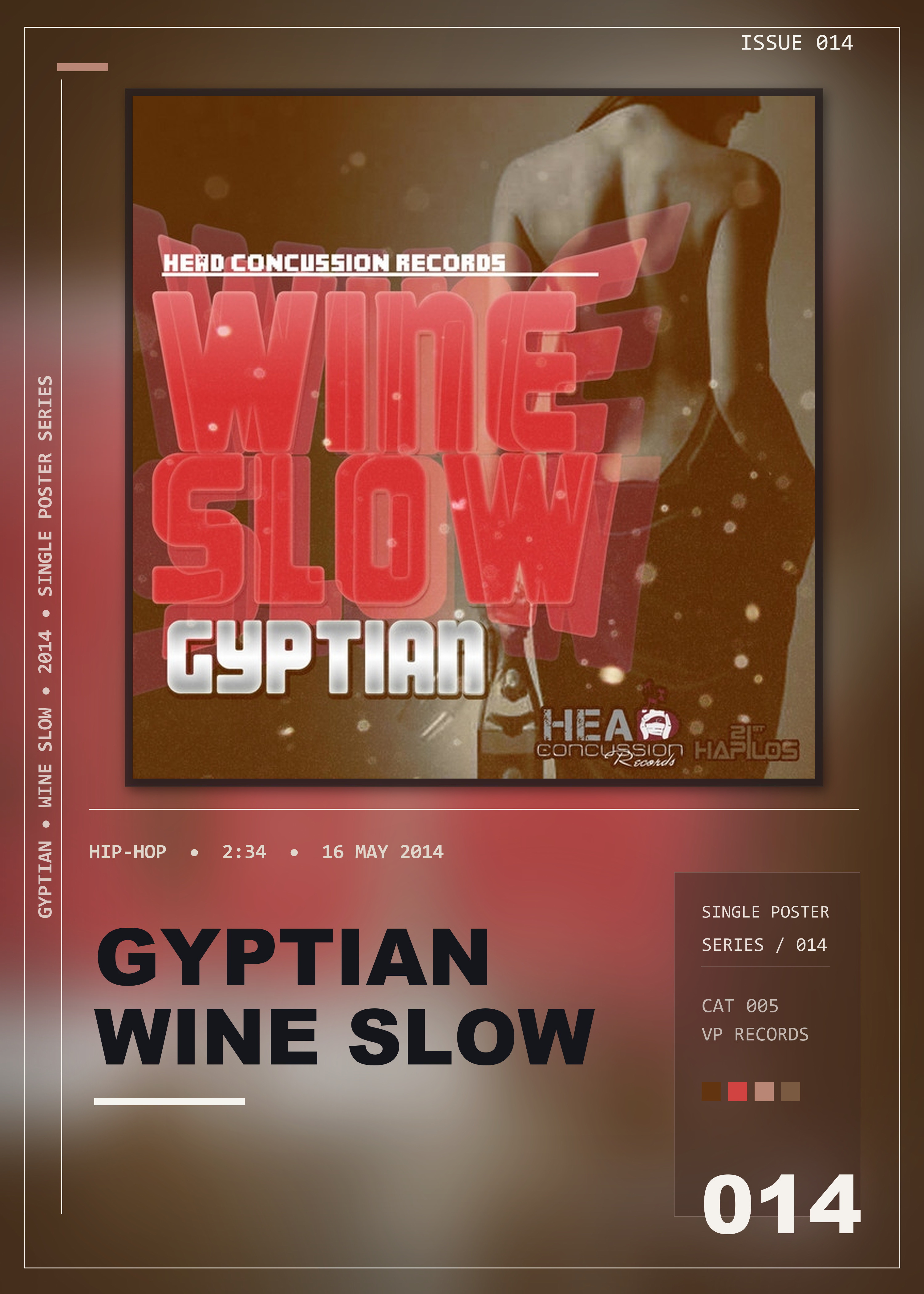 Music poster: Gyptian - Wine Slow