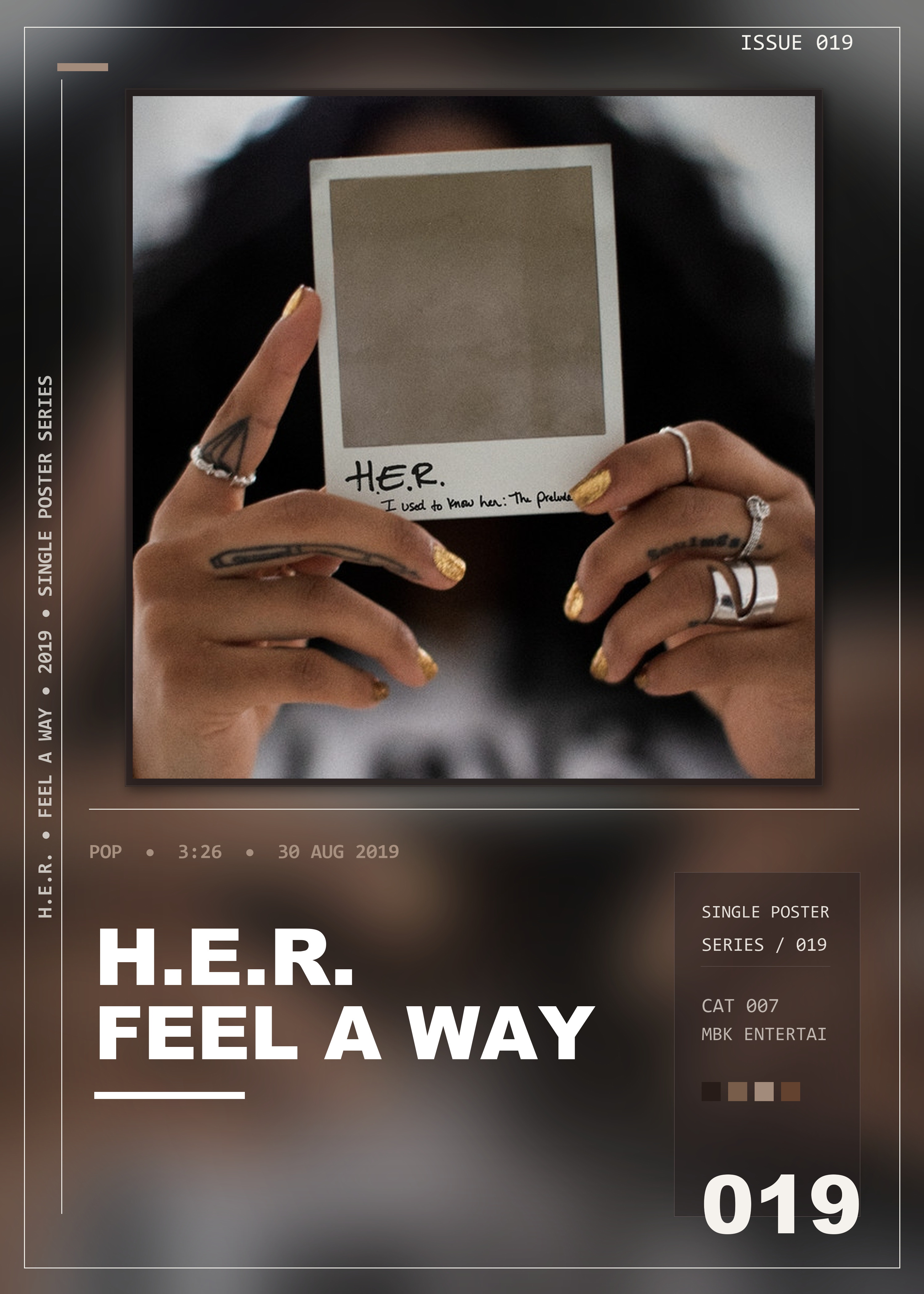 Music poster: HER - Feel A Way
