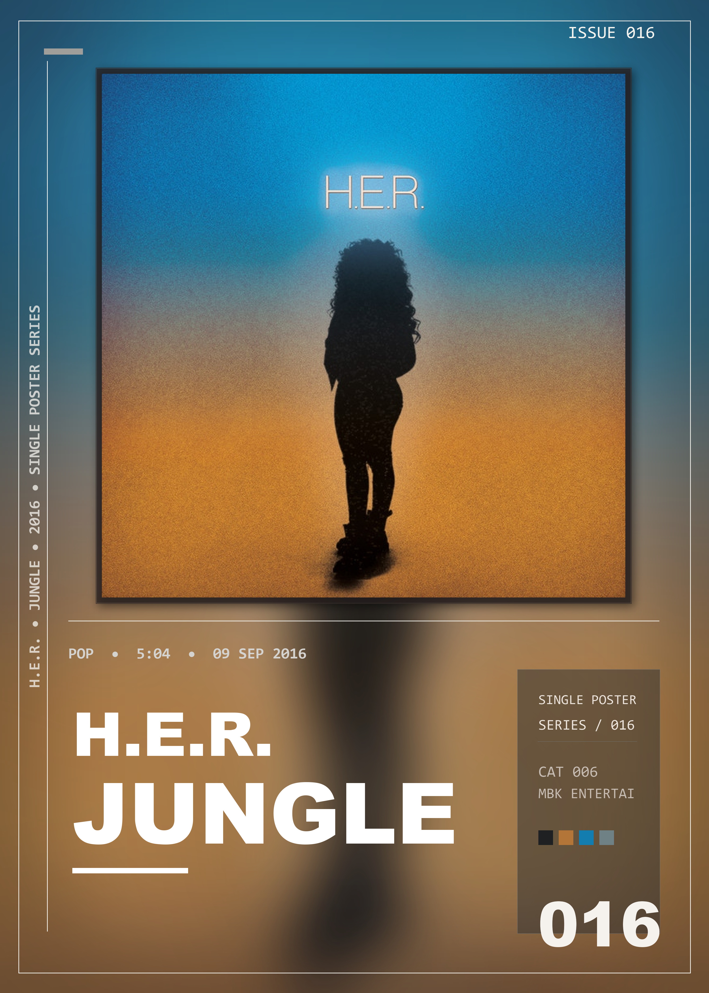 Music poster: HER - Jungle