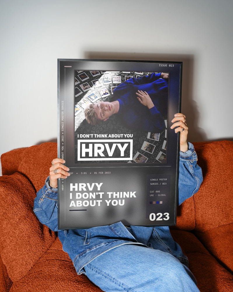 Music poster: HRVY - I Dont Think About You
