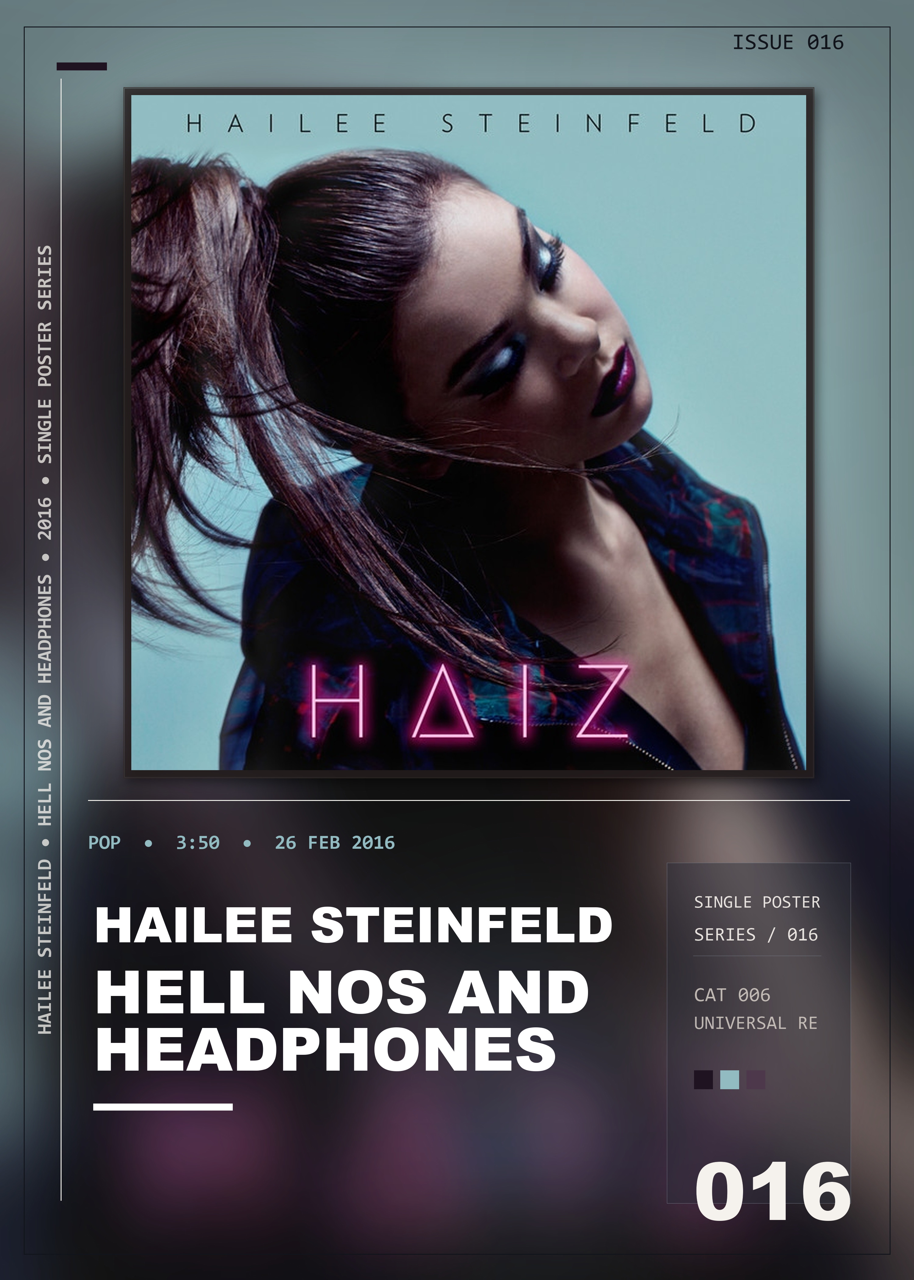 Music poster: Hailee Steinfeld - Hell Nos And Headphones