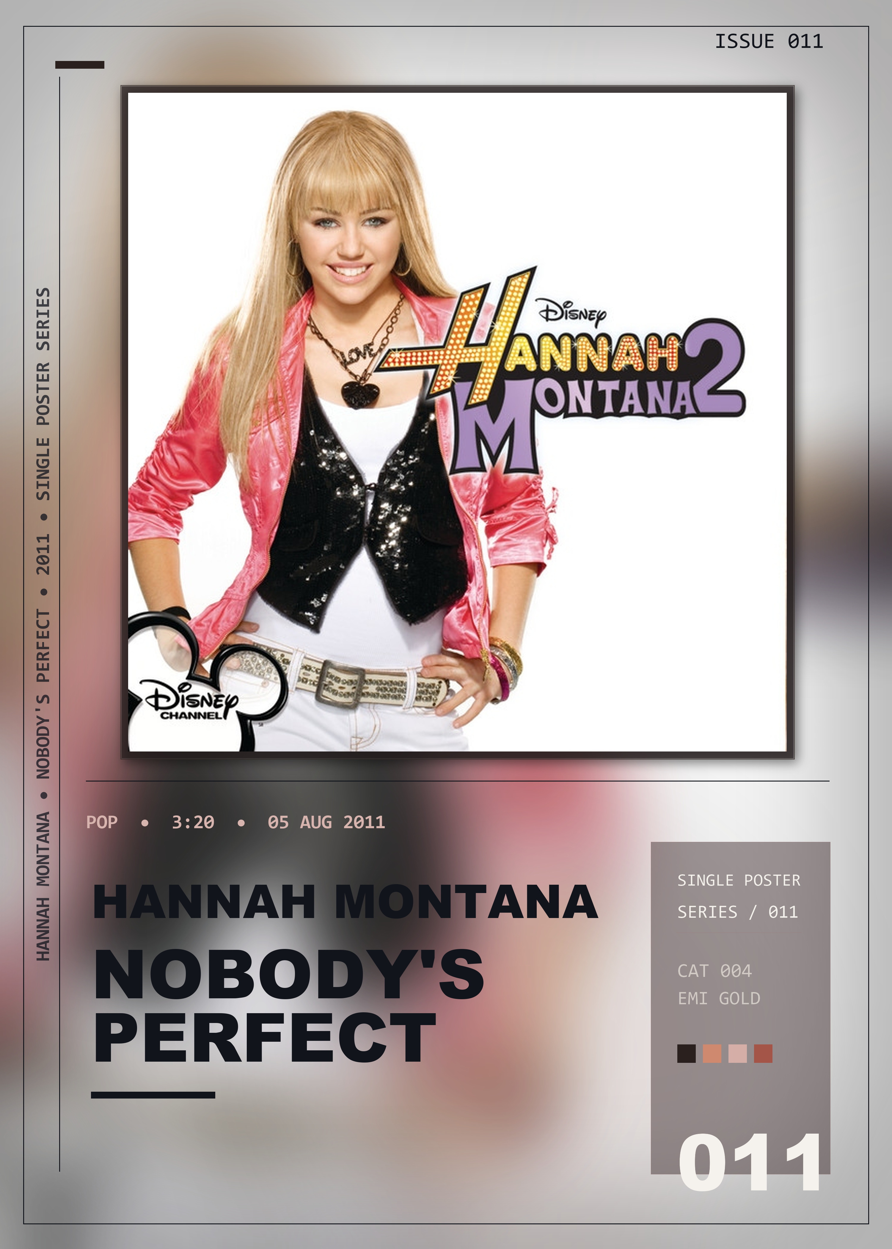 Music poster: Hannah Montana - Nobodys Perfect